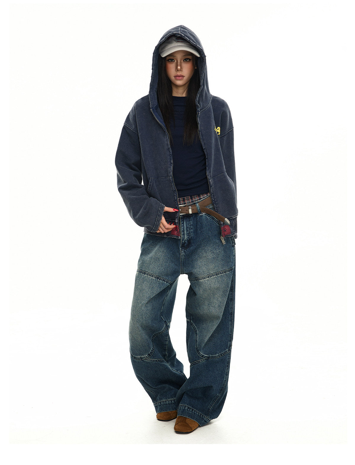 QS675B zip hoodie