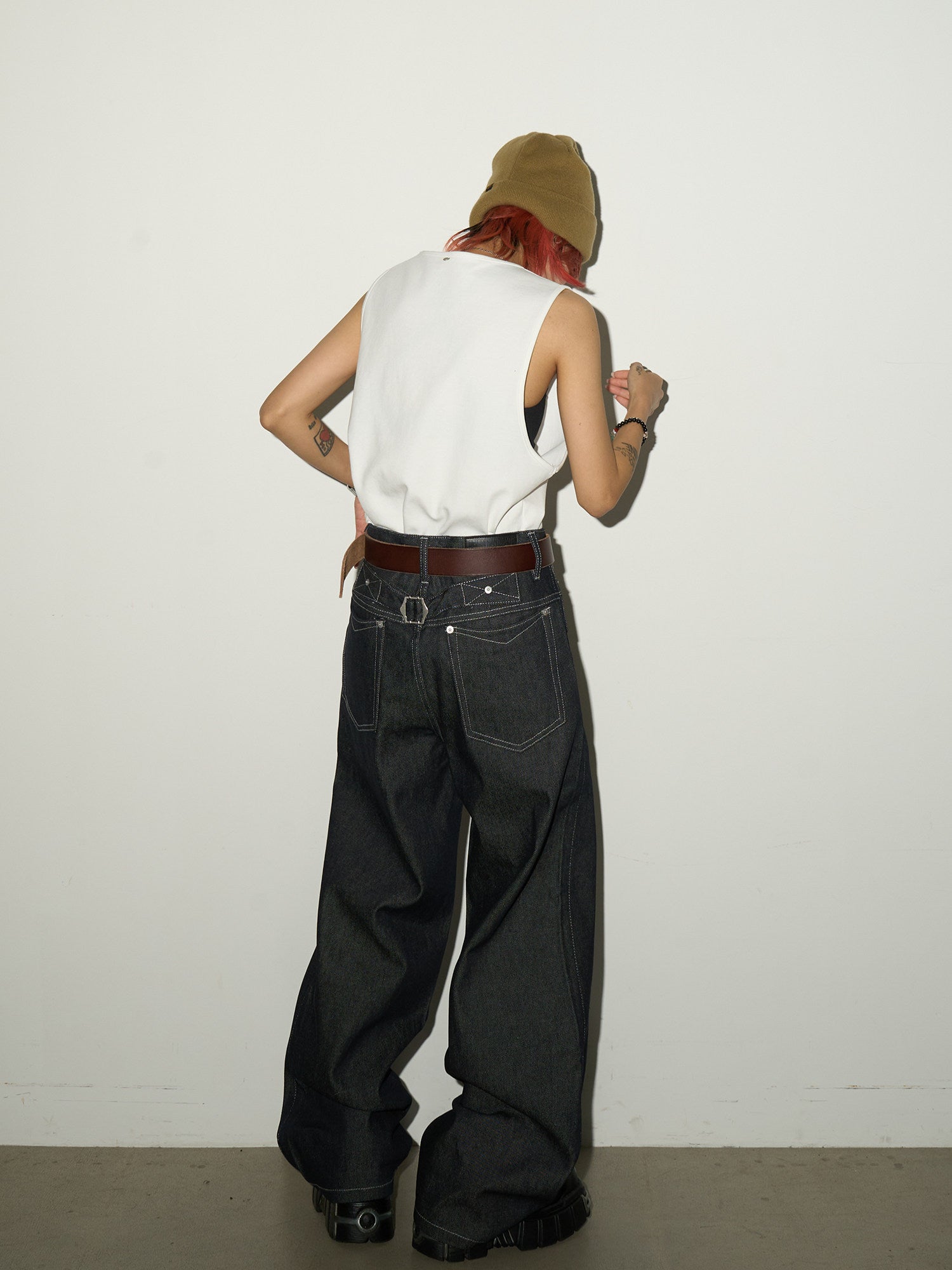 QS704B rigid denim