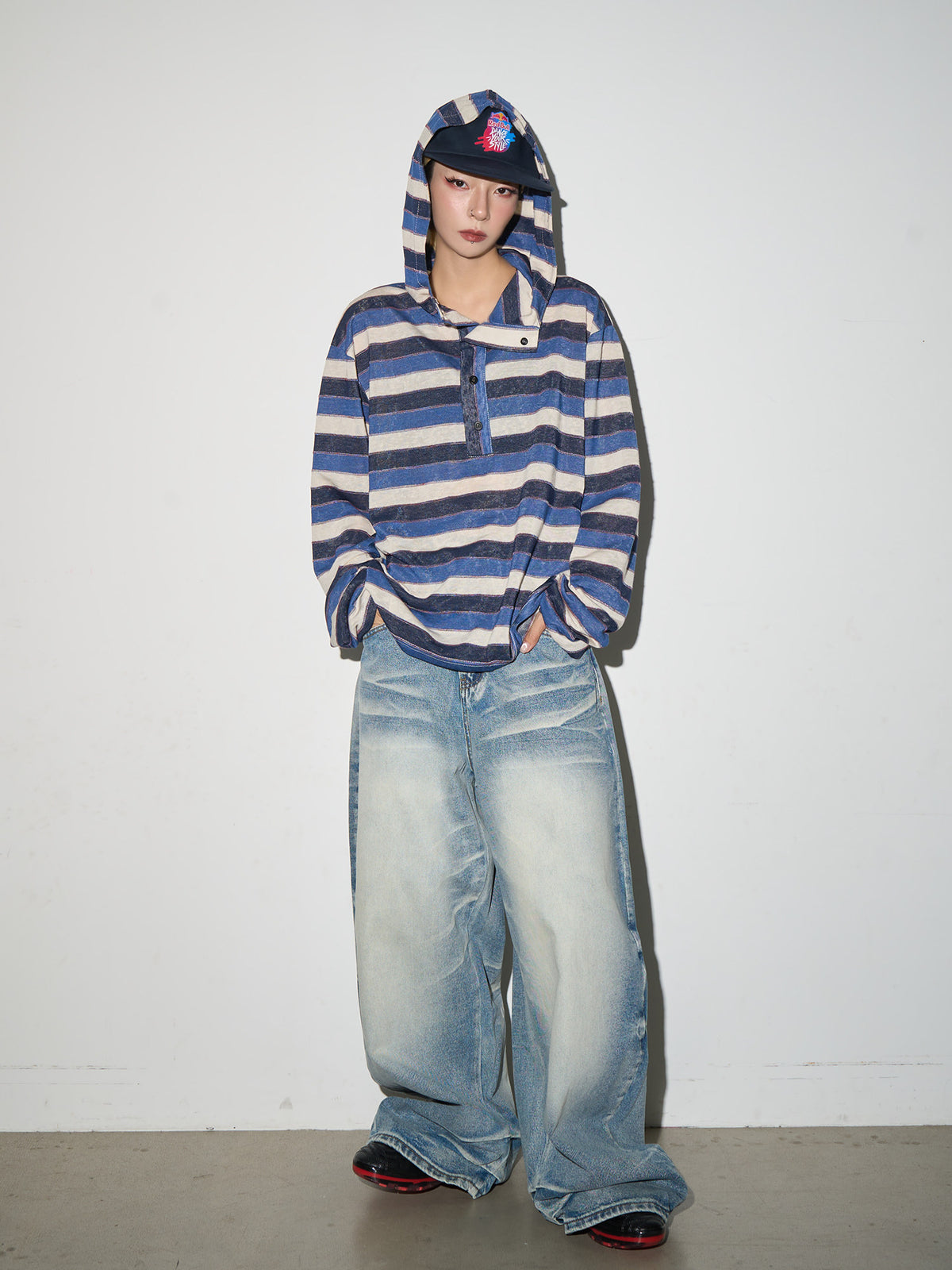 QS907B loose denim