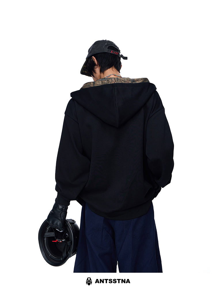 QS280B layered hoodie