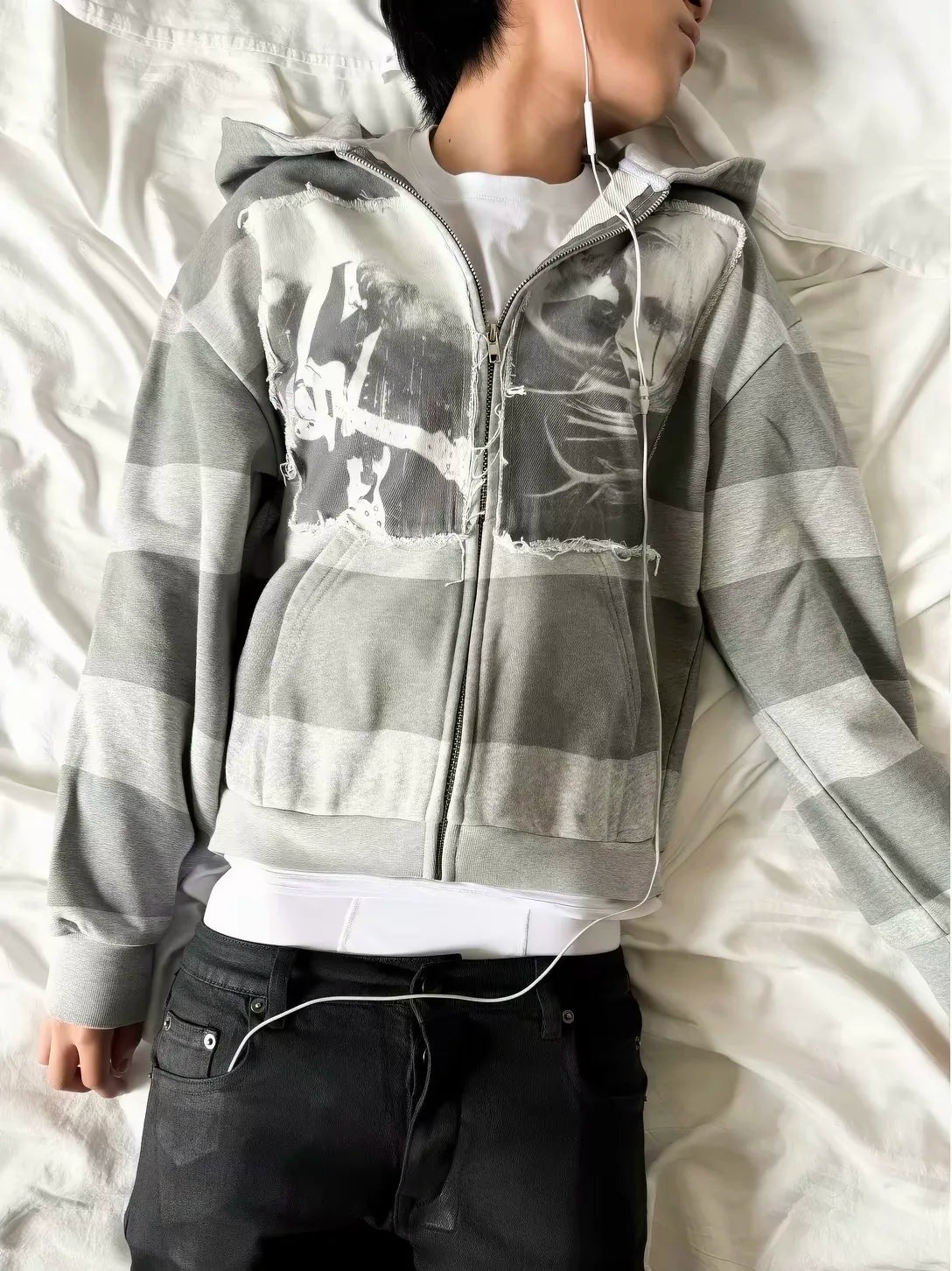 QS918B zip hoodie