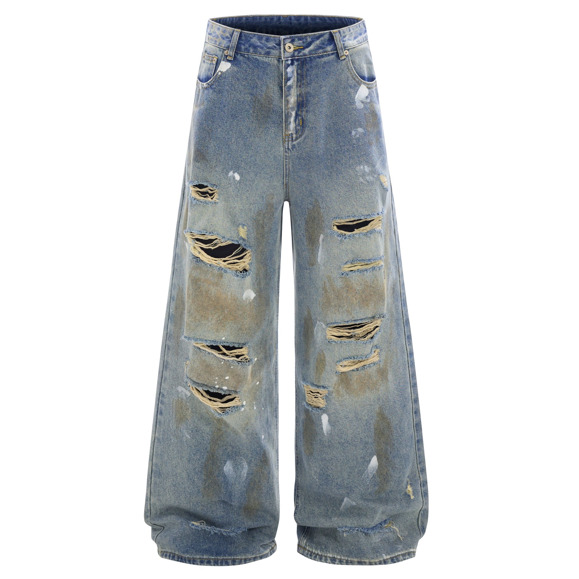 QS555B damage denim