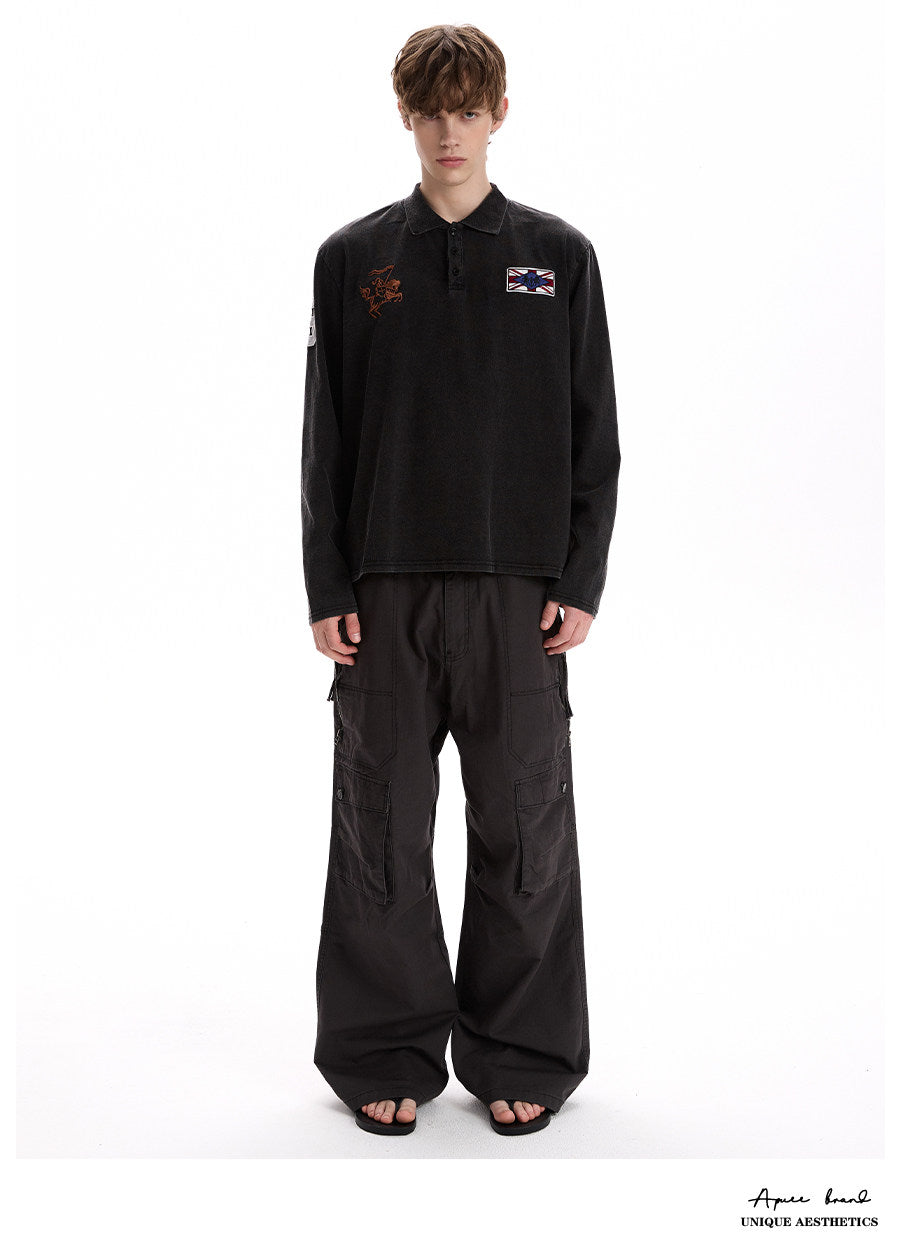 QS896B L/S polo