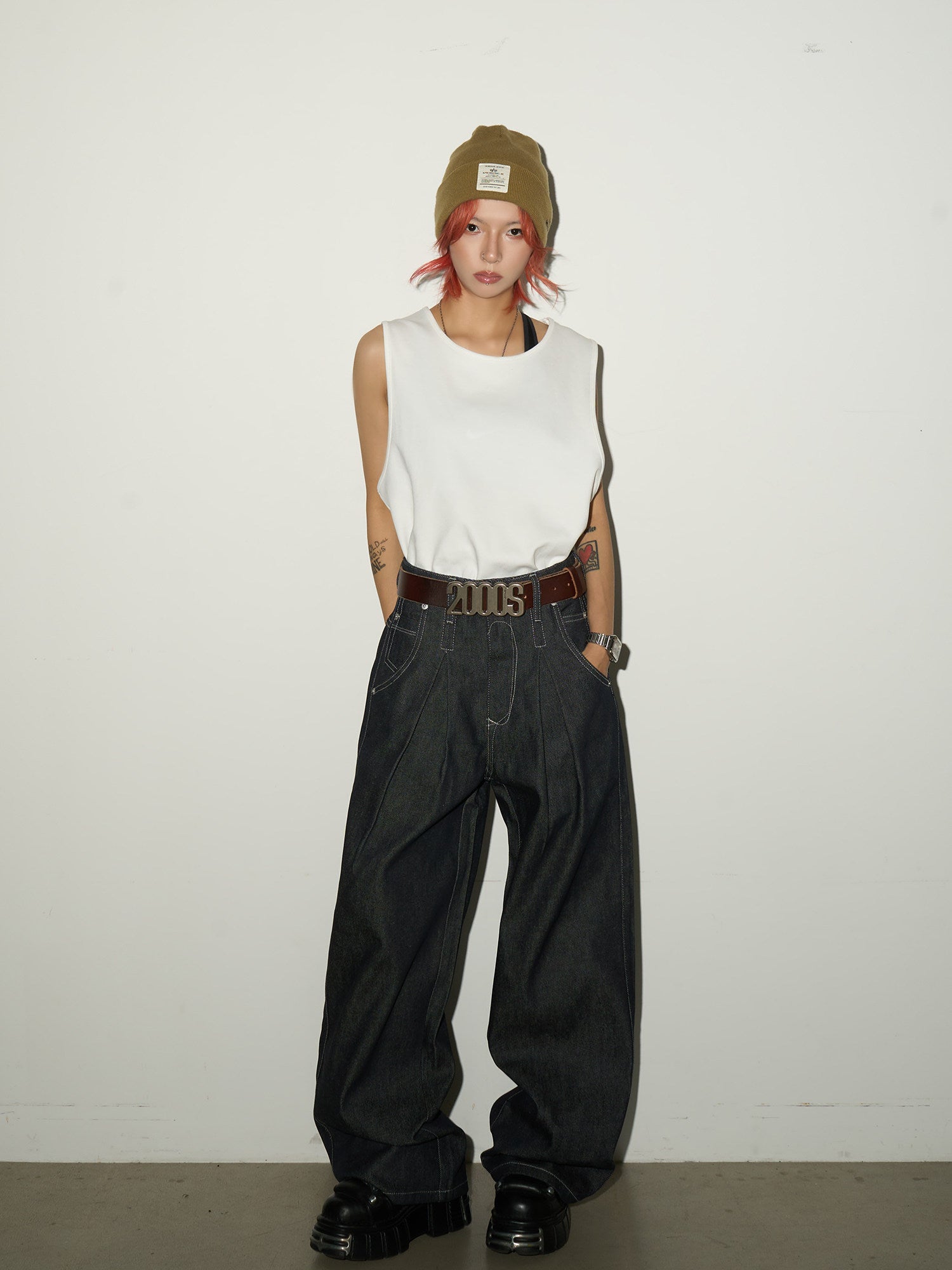QS704B rigid denim