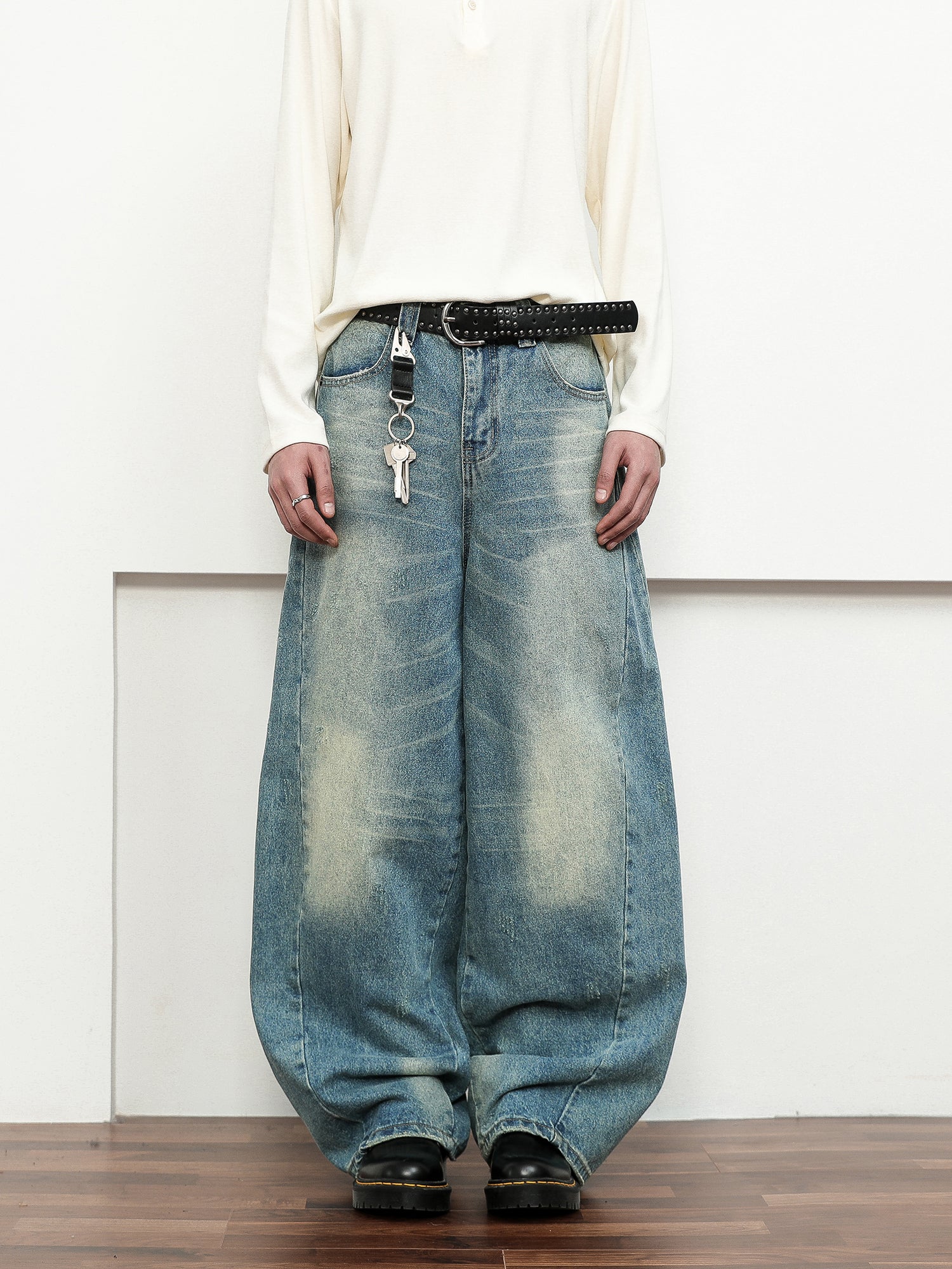 QS217B wash denim