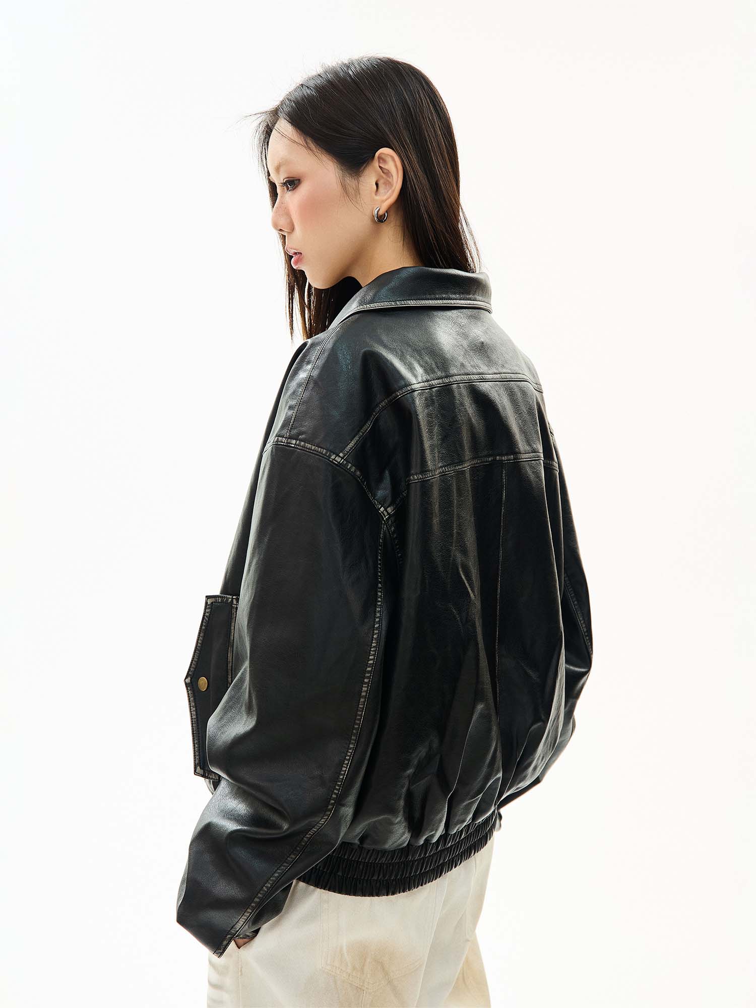 QS994A leather jacket