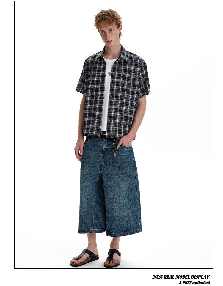 QS798B check shirts