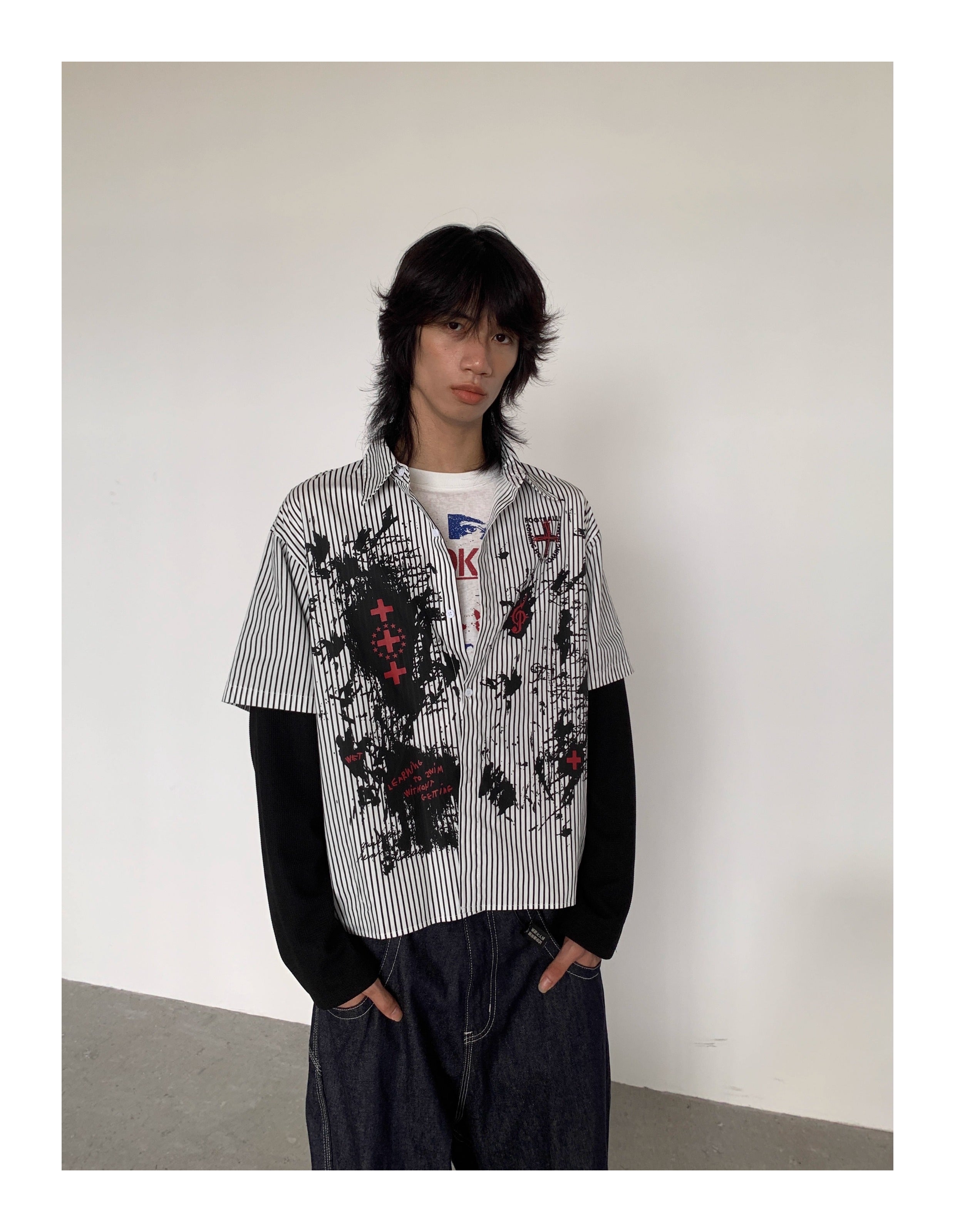 QS603B layered shirts