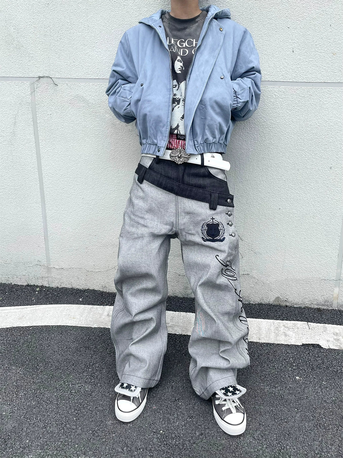 QS934B loose denim