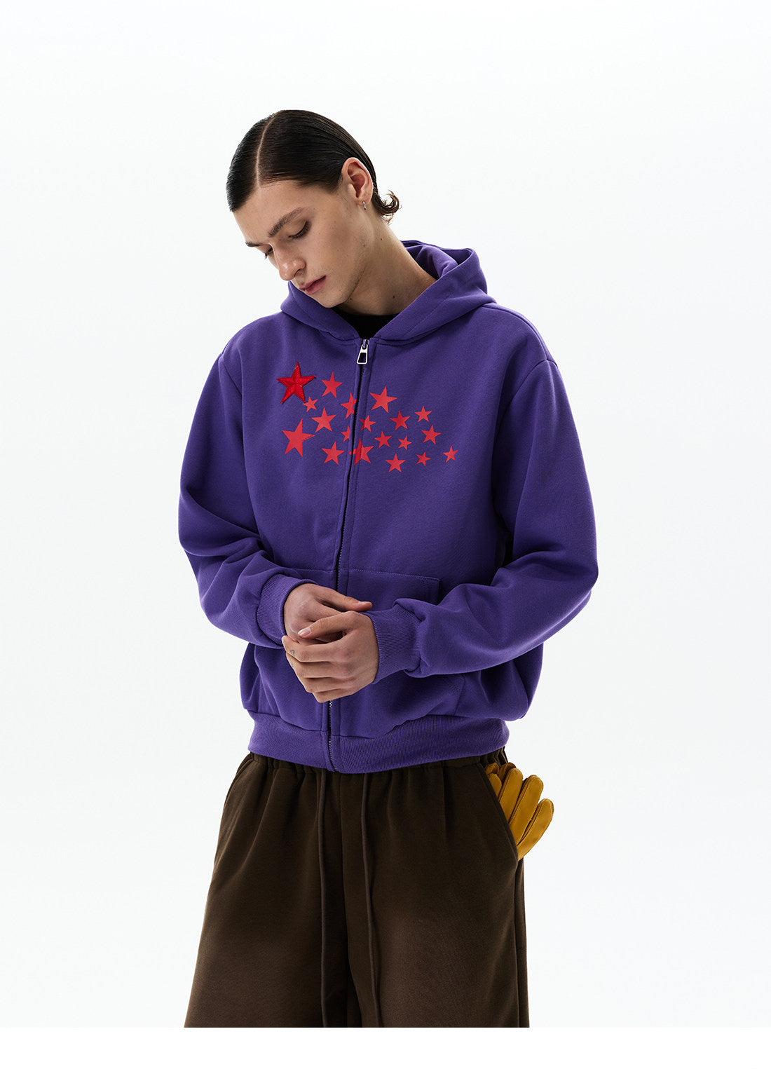 QS677B zip hoodie