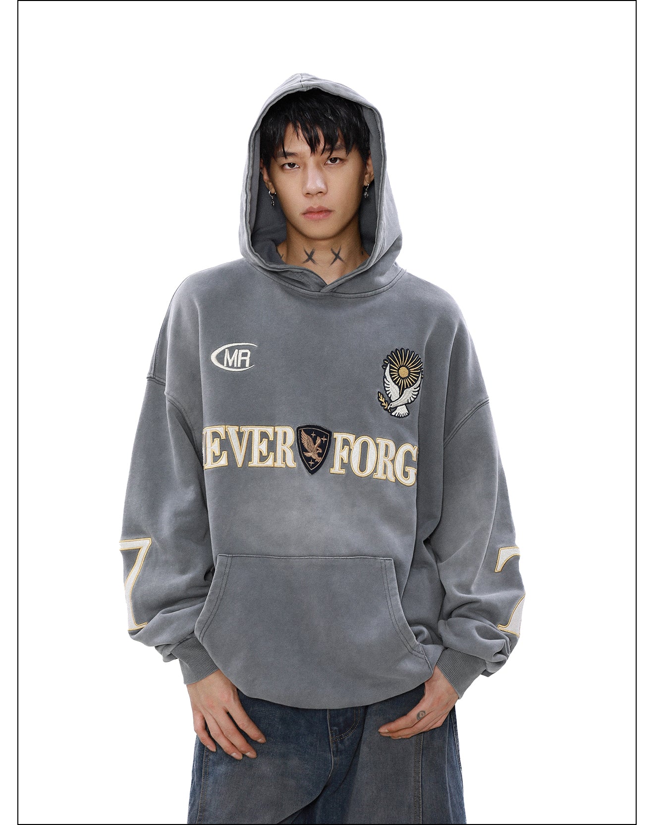 QS968A embroidery hoodie