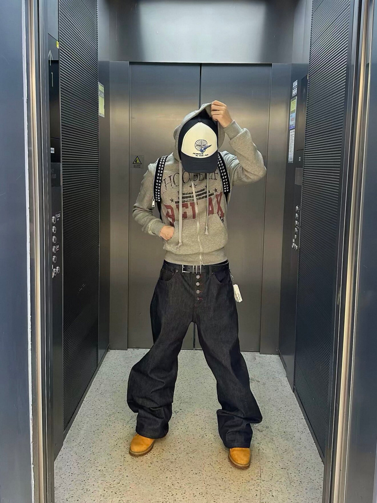 QS953B zip hoodie