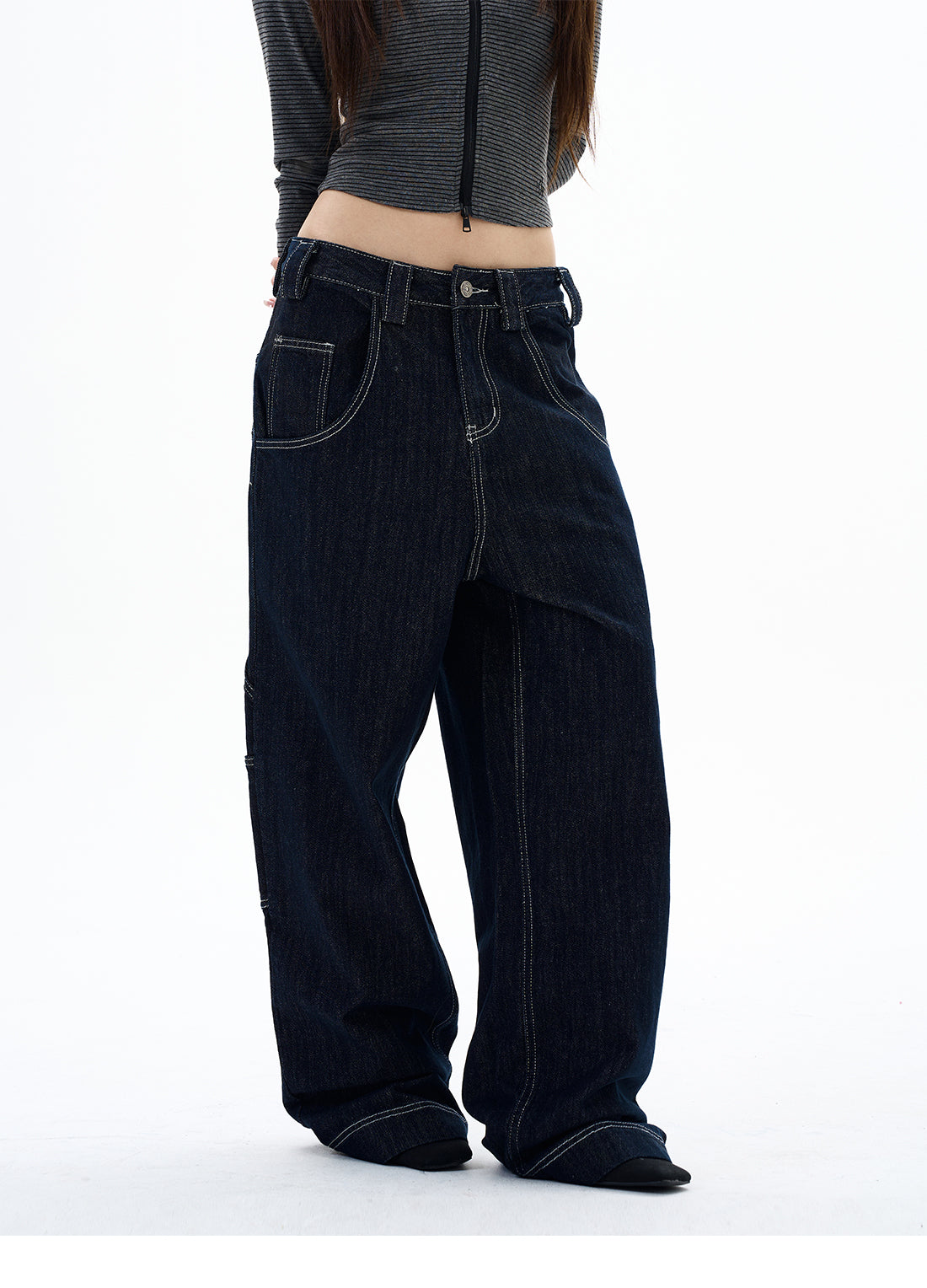 QS639B wide denim