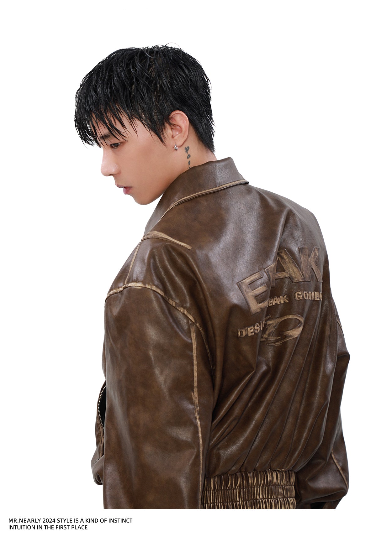 QS848A leather jacket