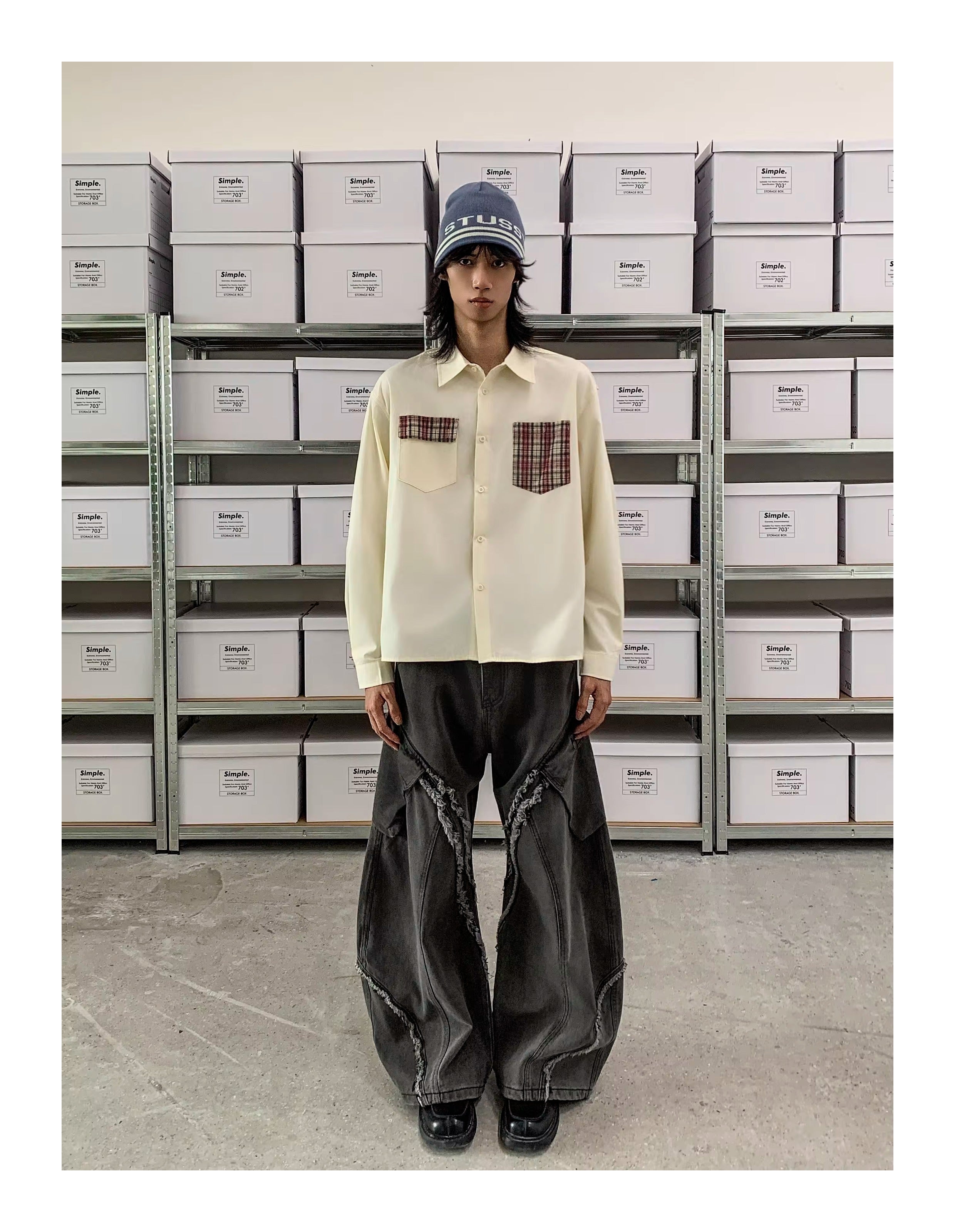 QS613B wash denim