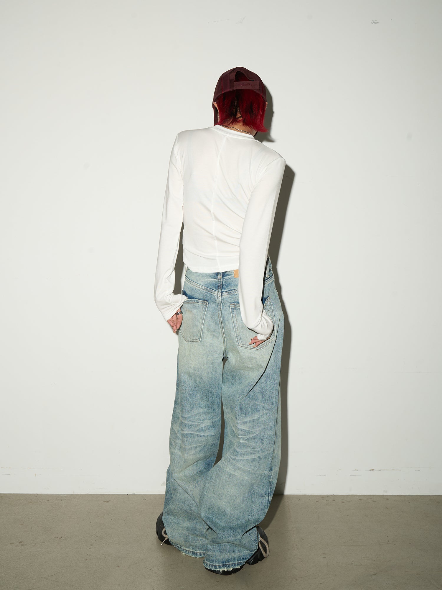 QS647B wash denim