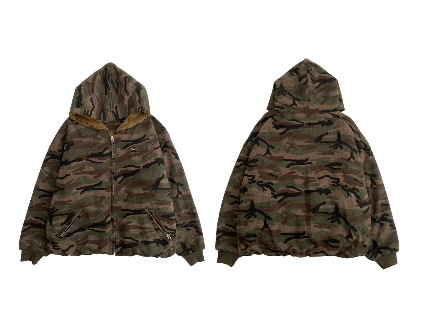 QS130B camouflage hoodie