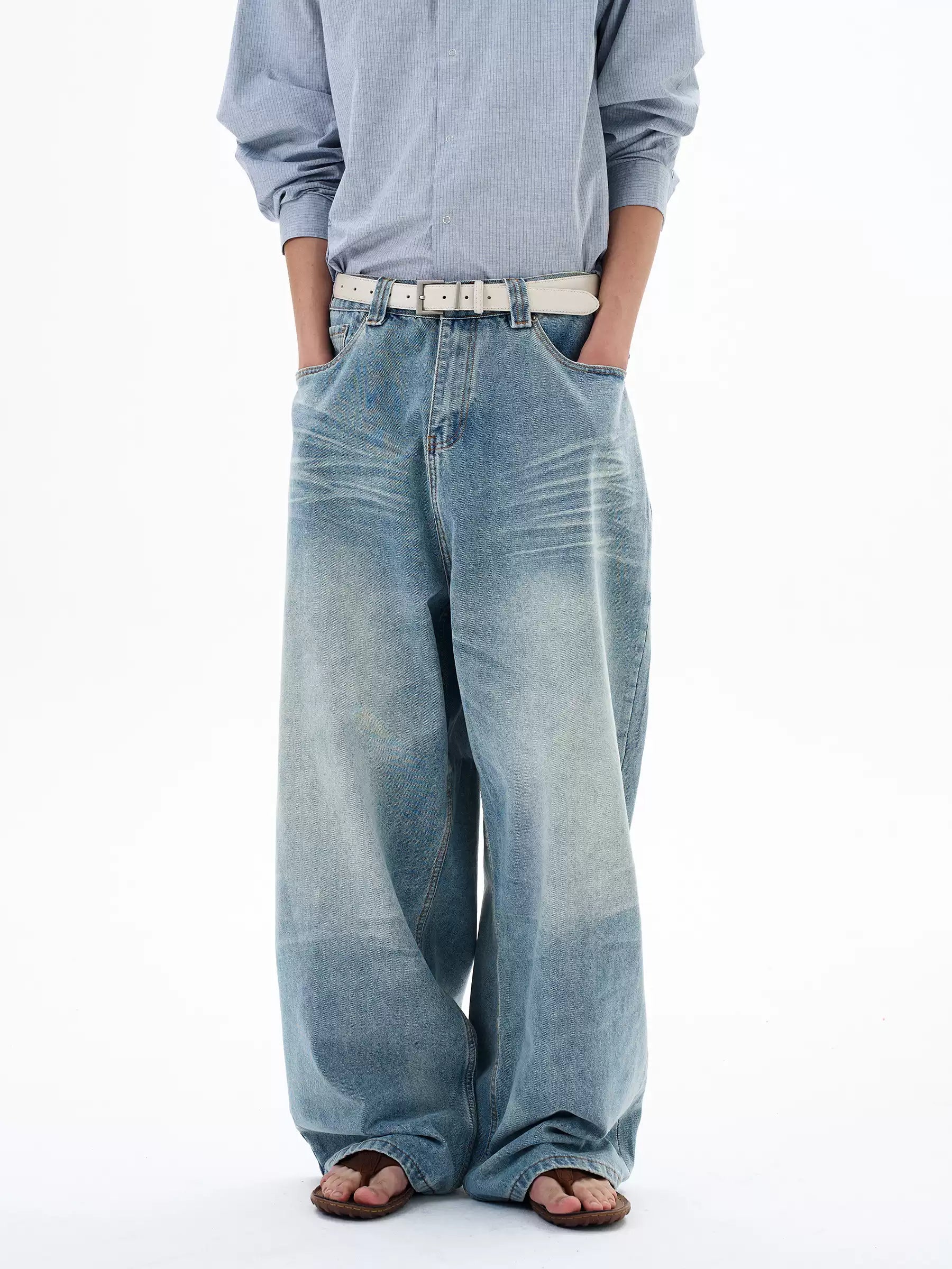 QS642B wash denim