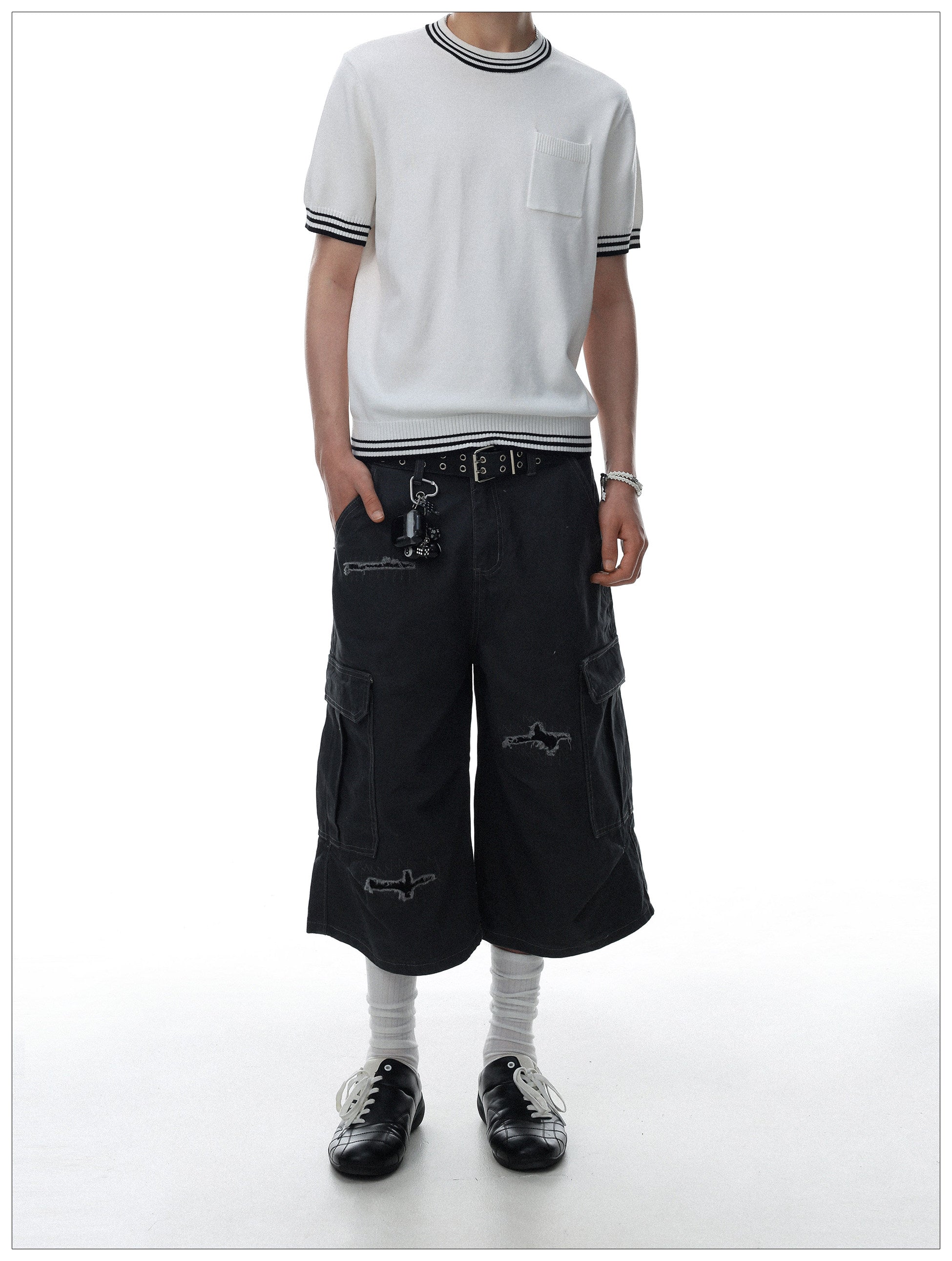 QS828B multi pocket pants