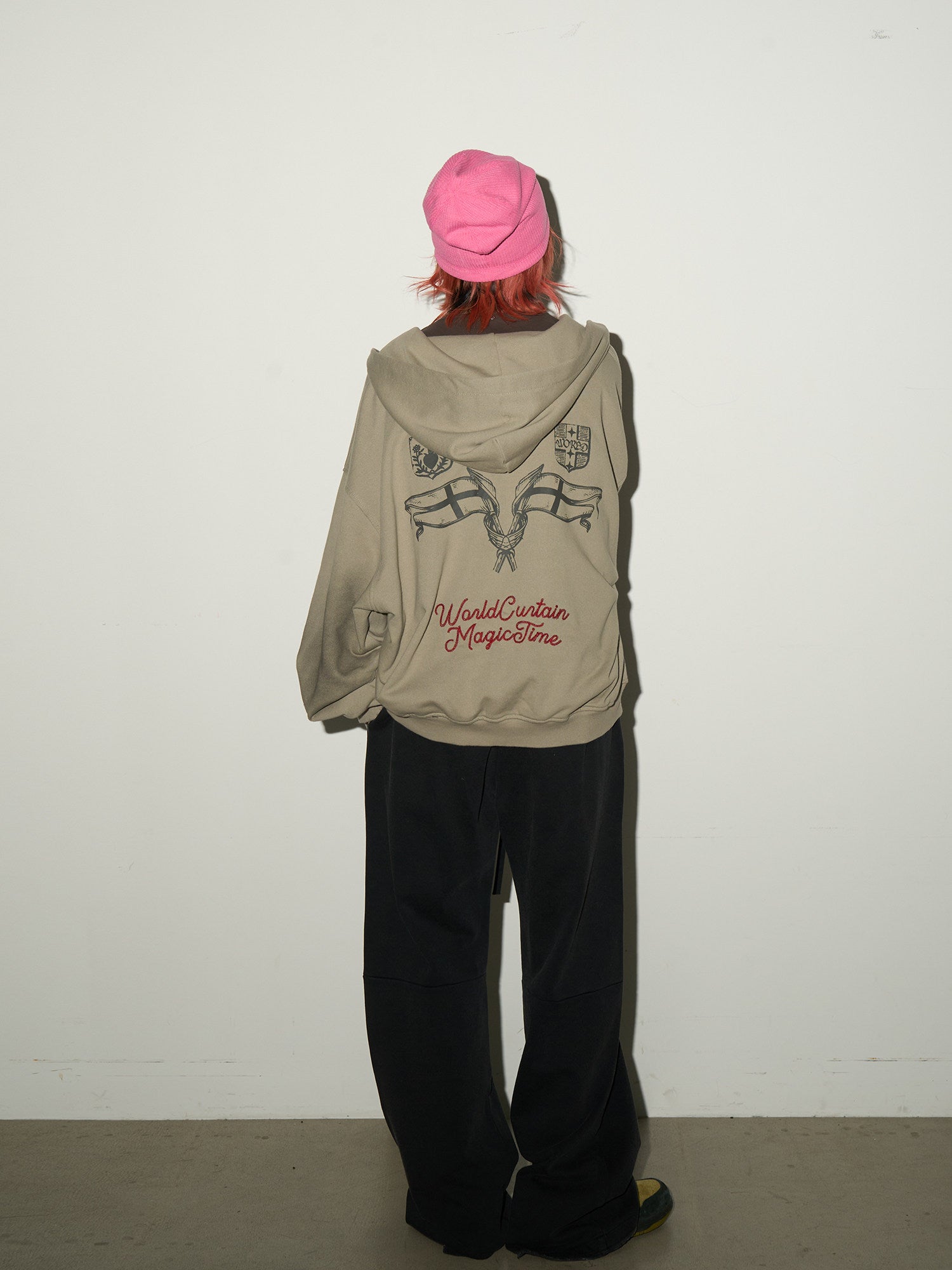 QS708B zip hoodie