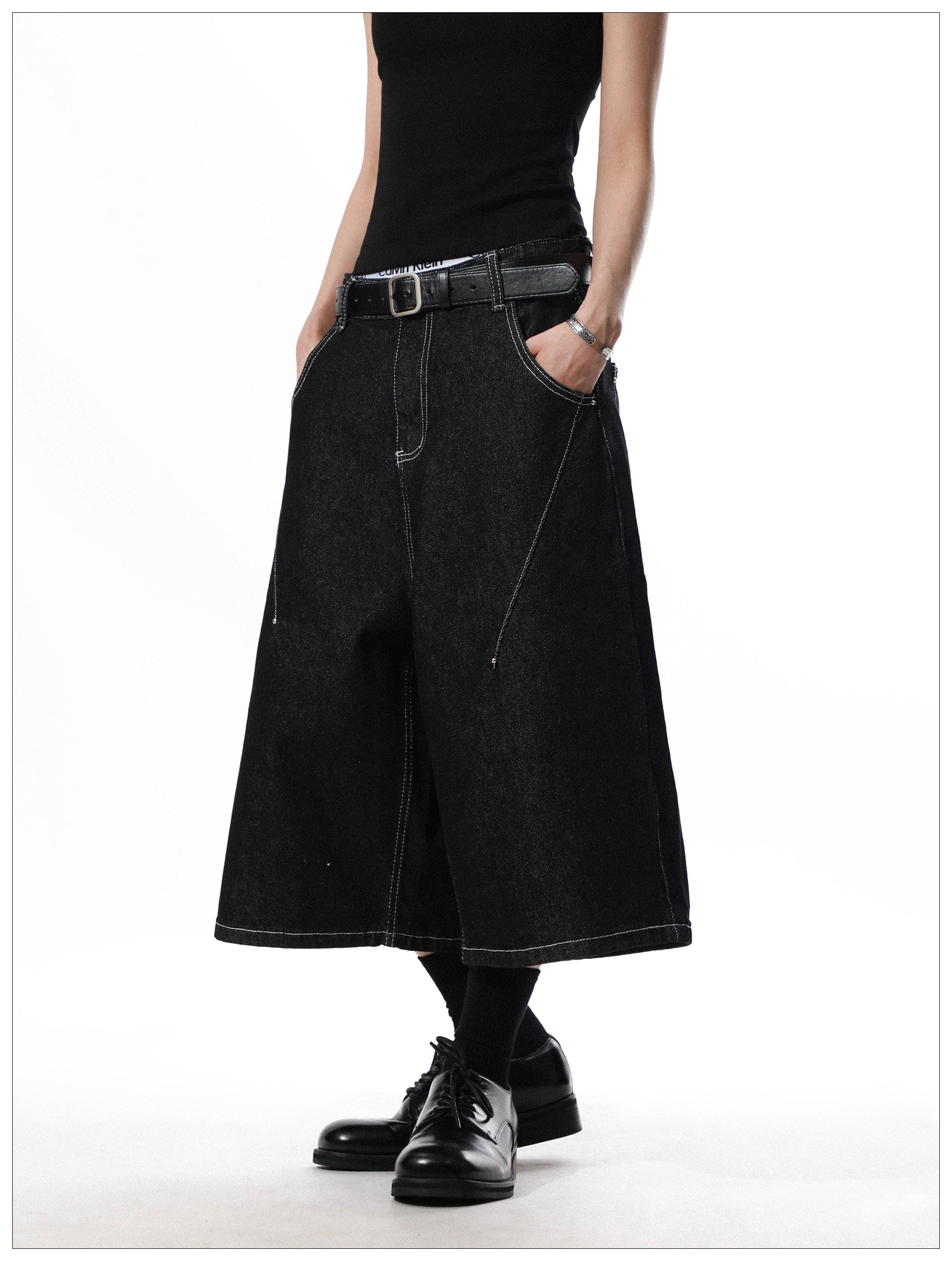 QS809B denim shorts