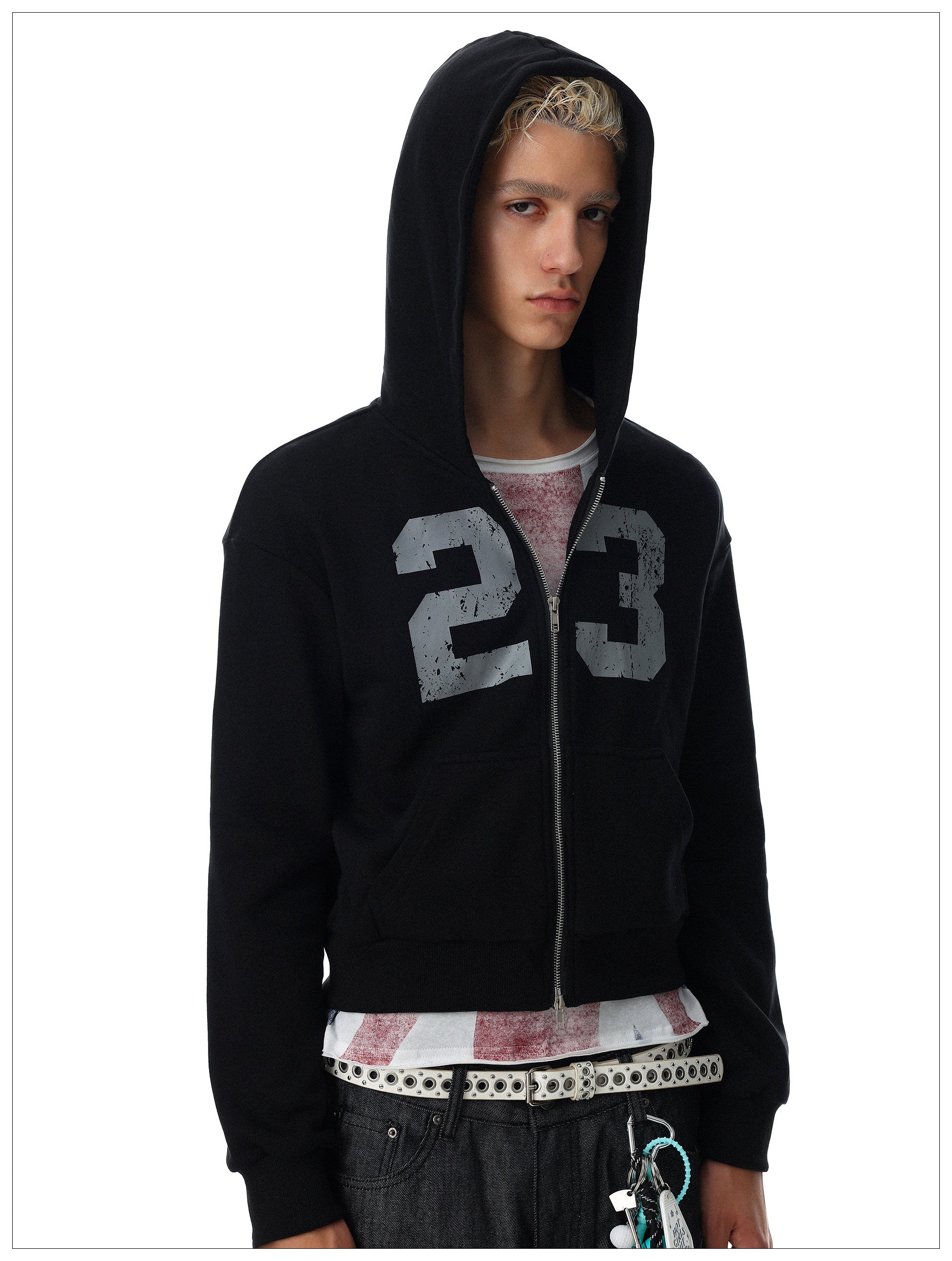 QS890B zip hoodie