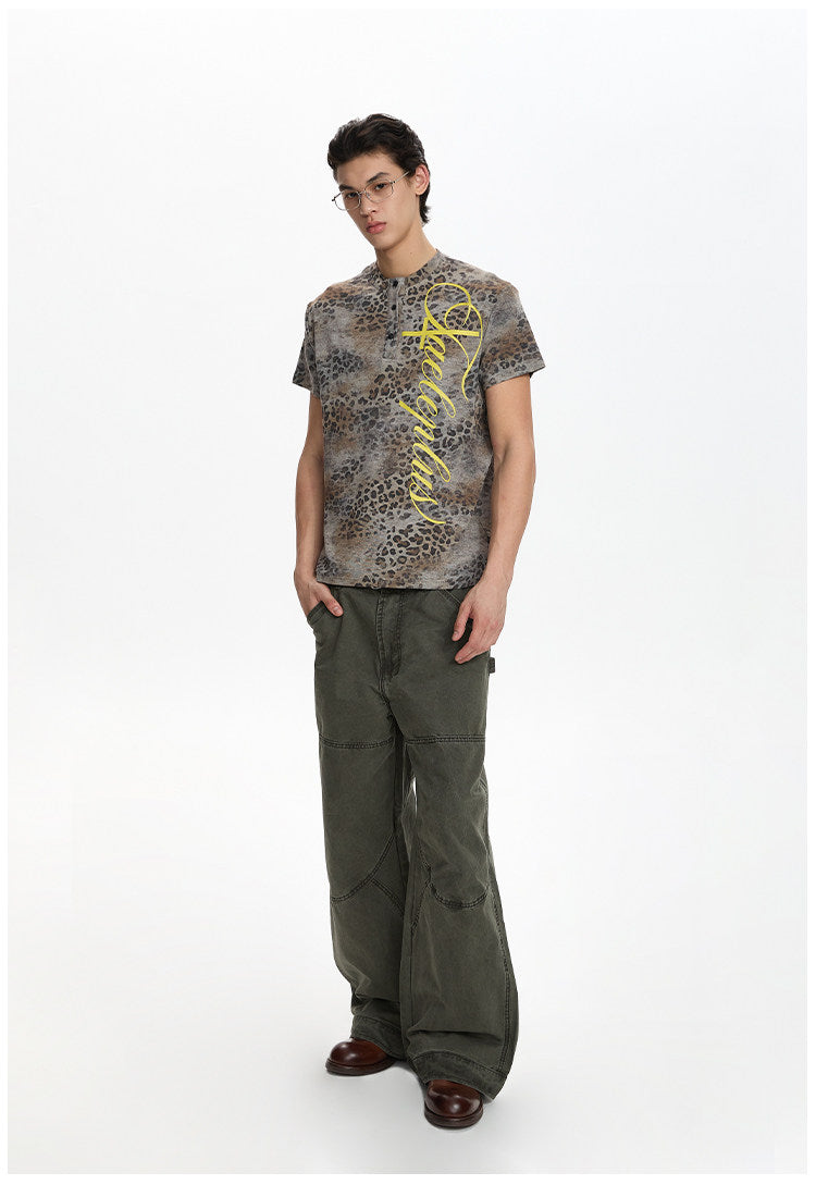 QS849 leopard tee
