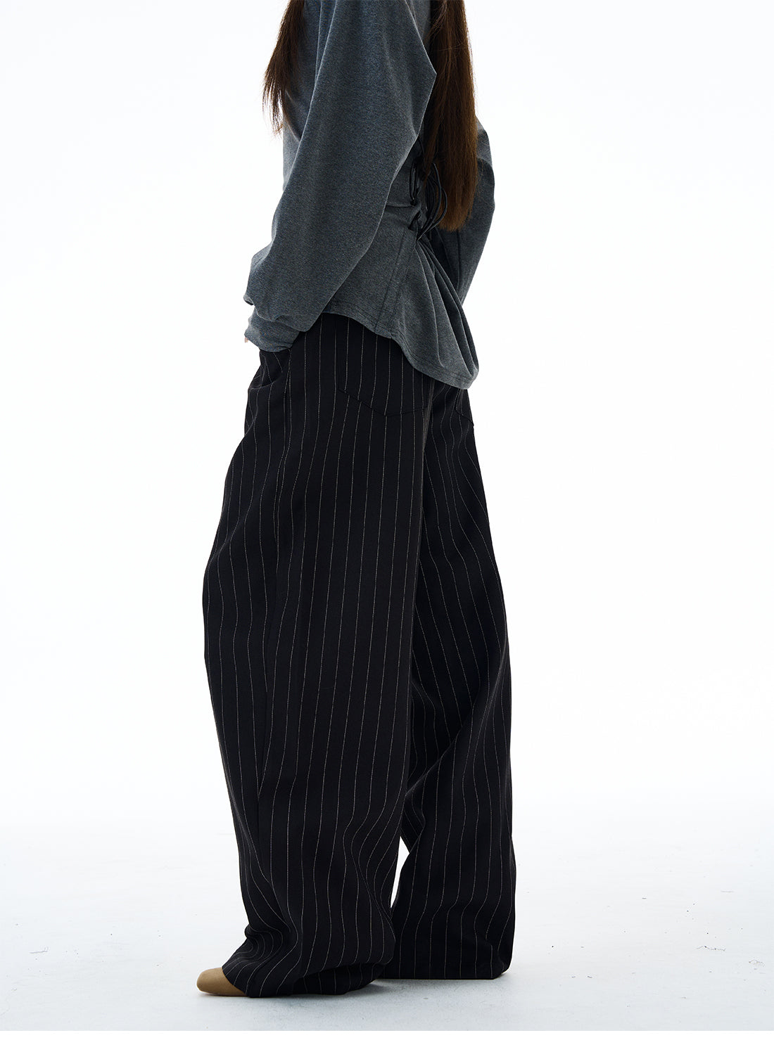QS589B stripe pants