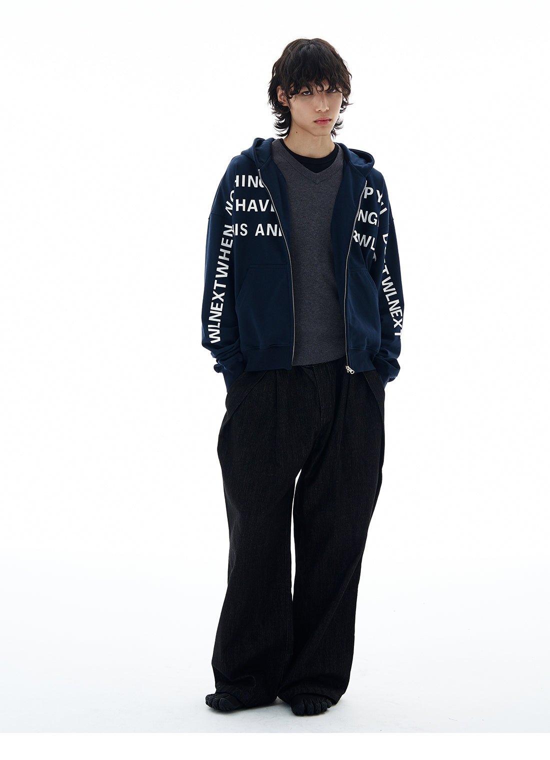 QS611B zip hoodie