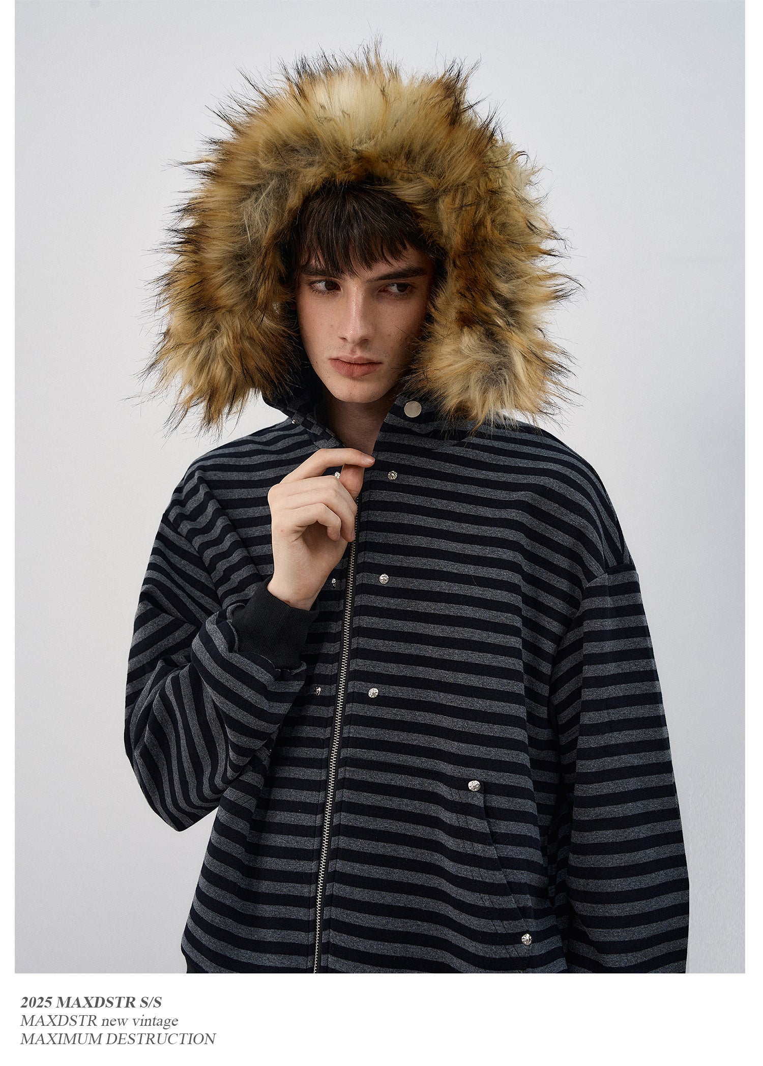 QS608B zip hoodie
