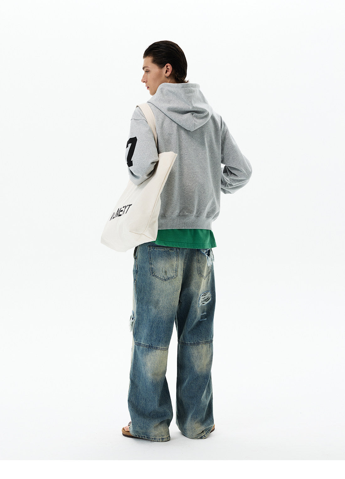 QS695B zip hoodie