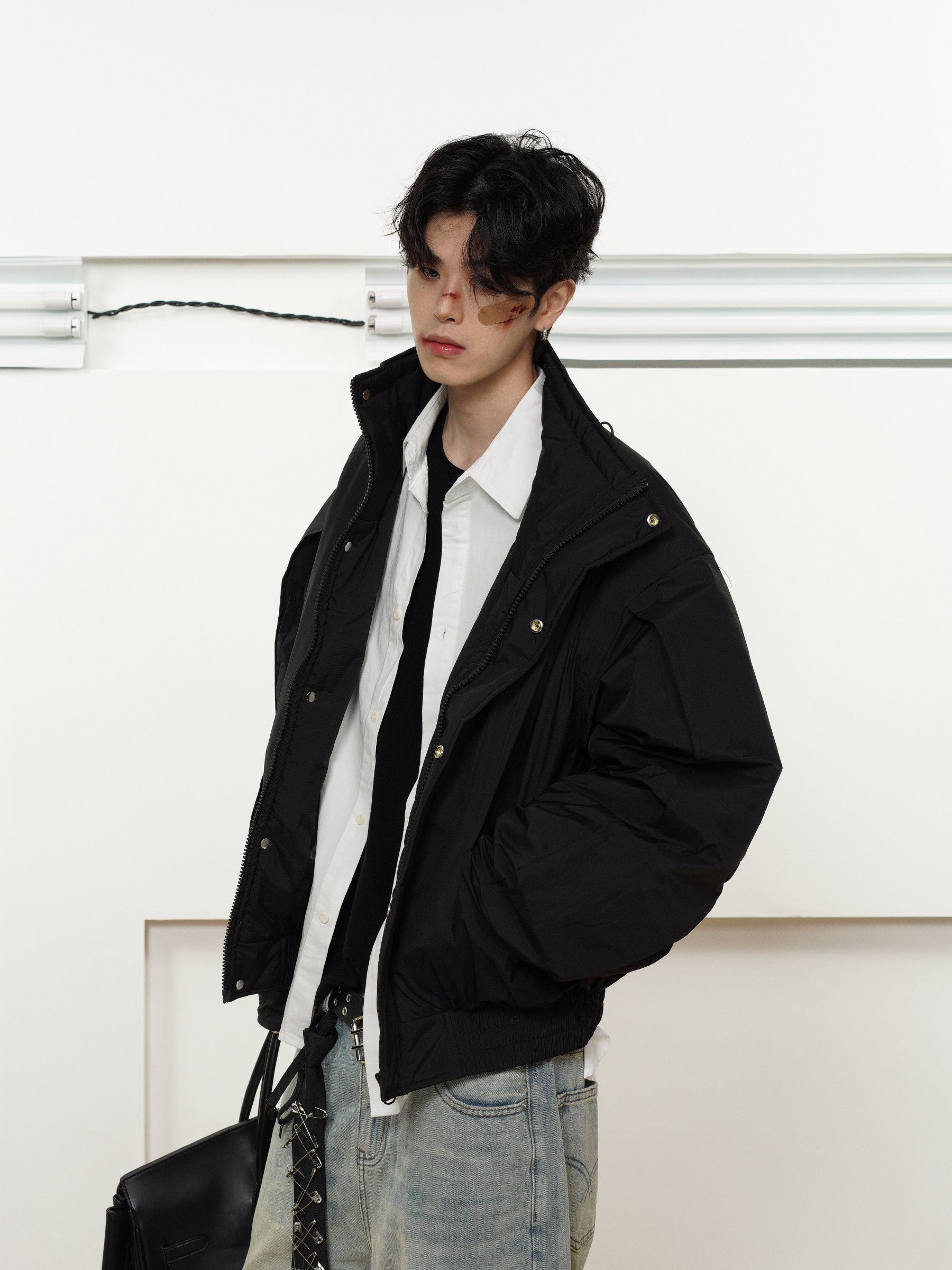 QS174B stand collar jacket