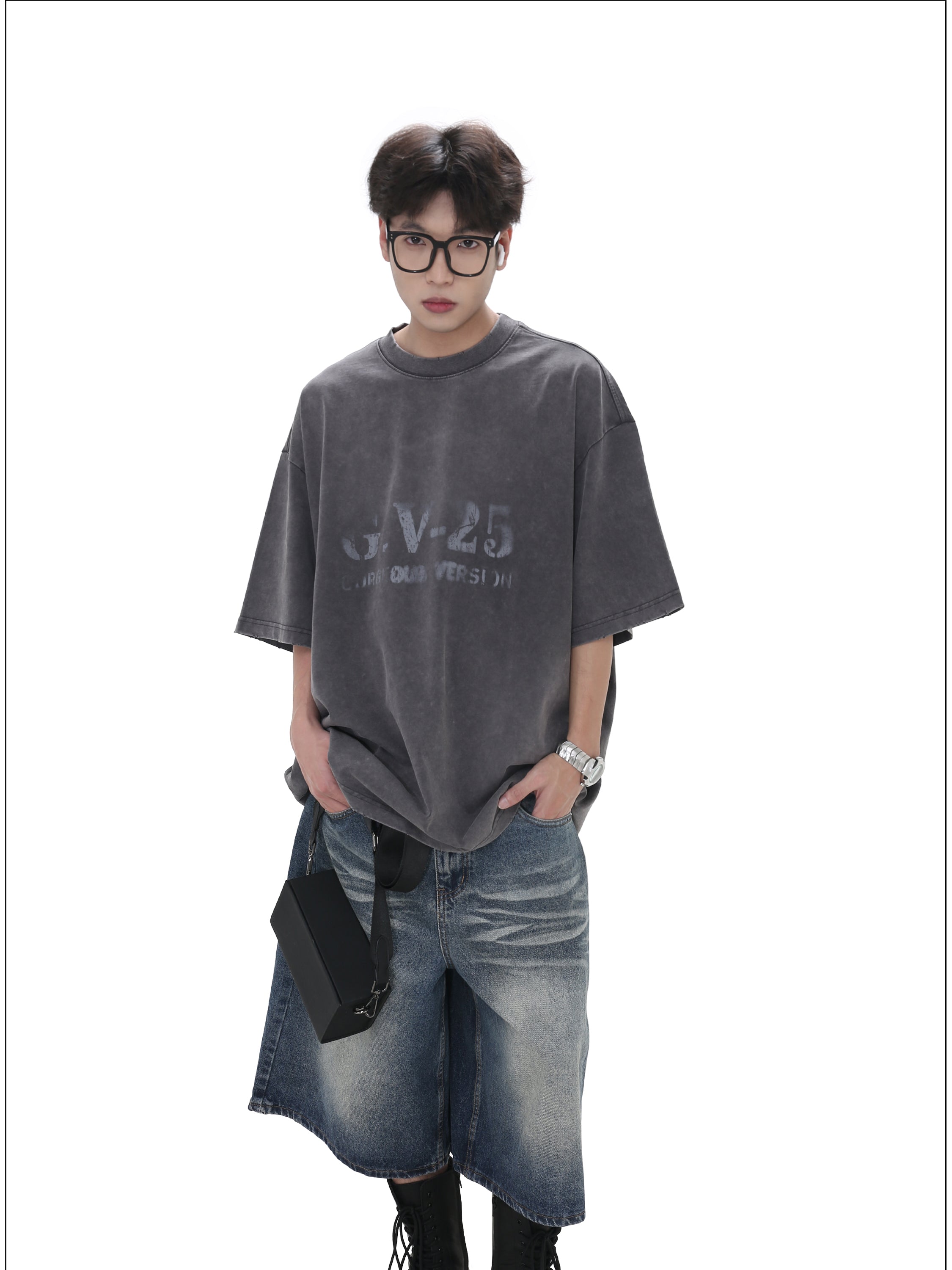 QS428B denim shorts