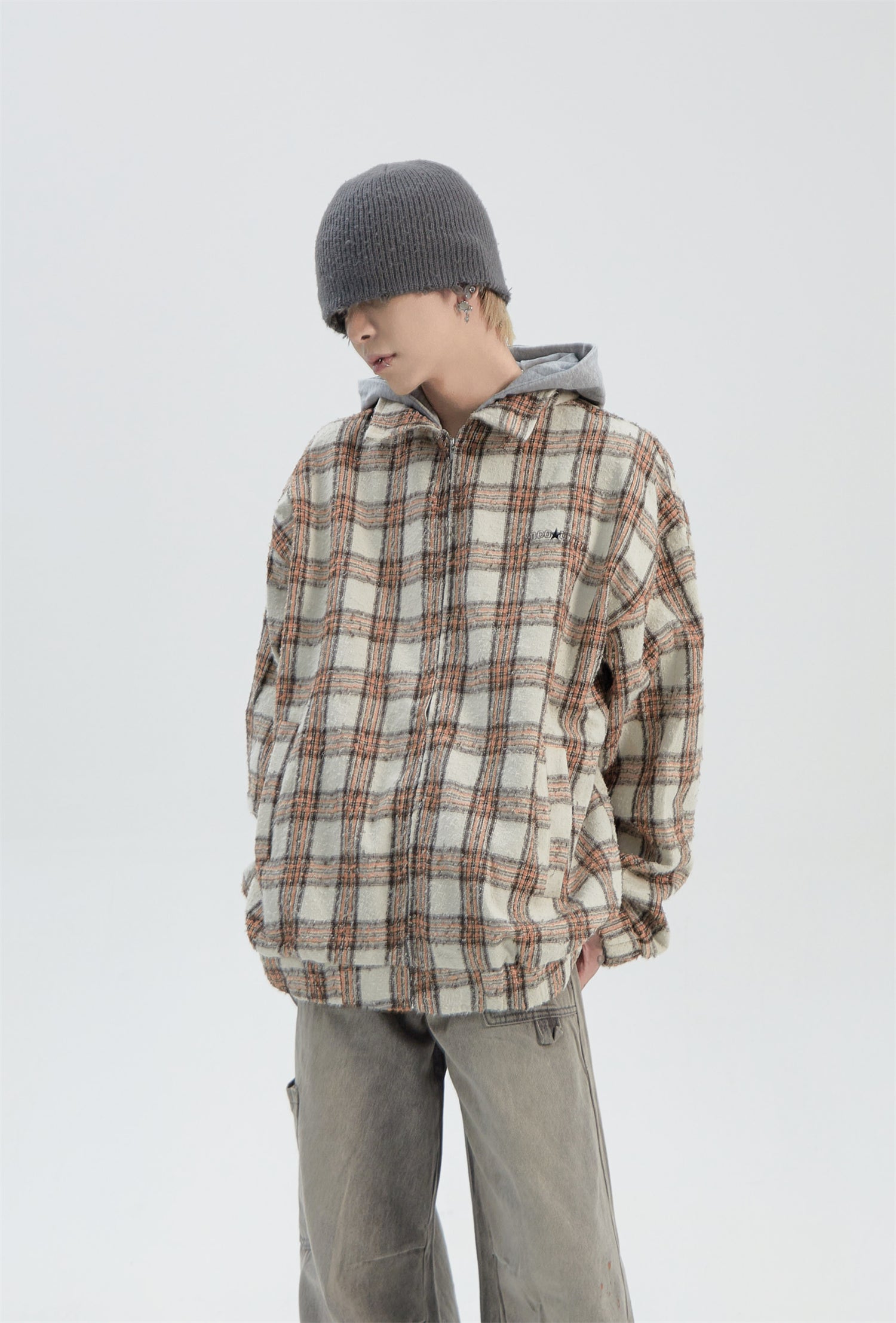 QS959A check jacket