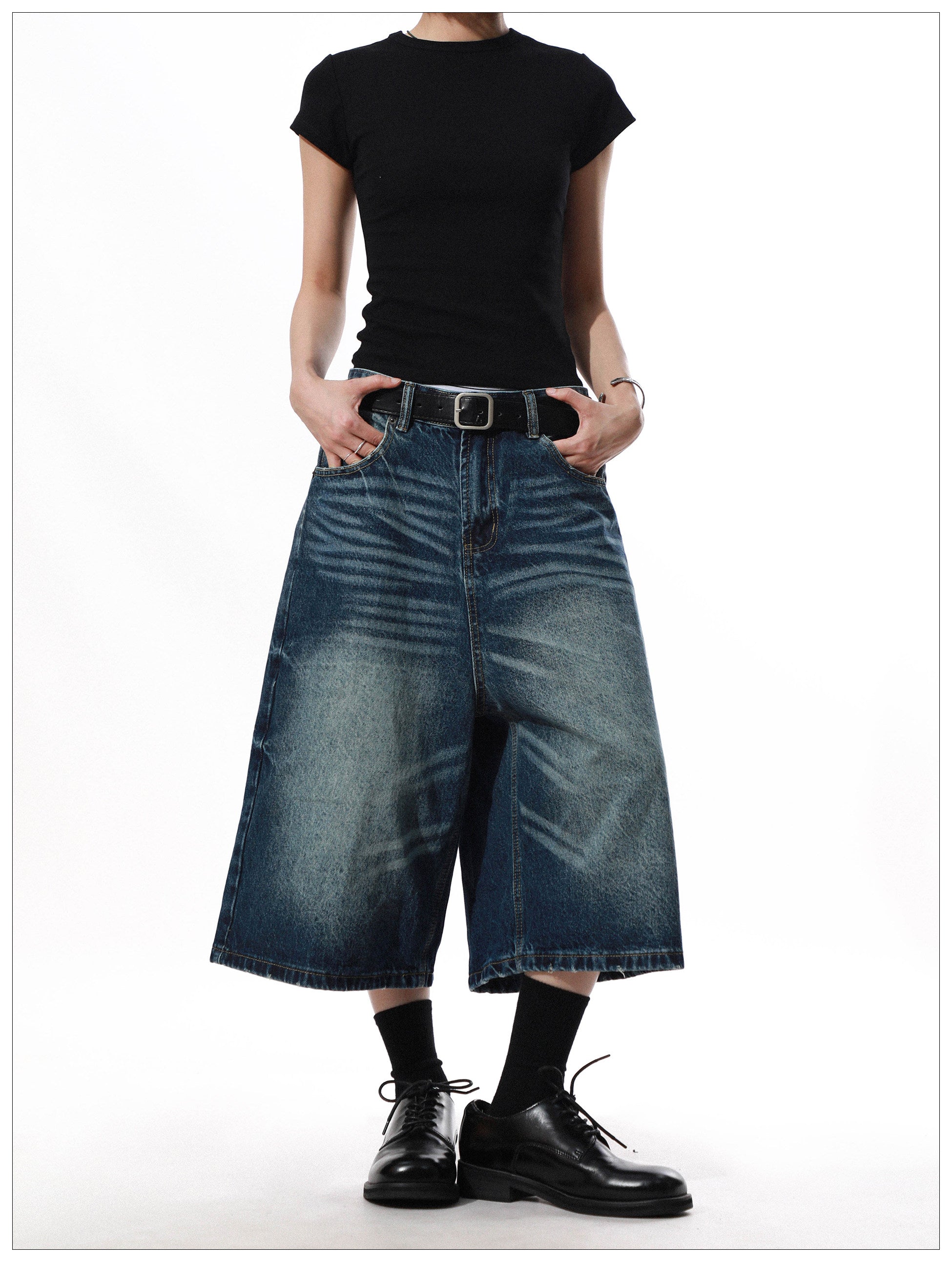 QS816B denim shorts