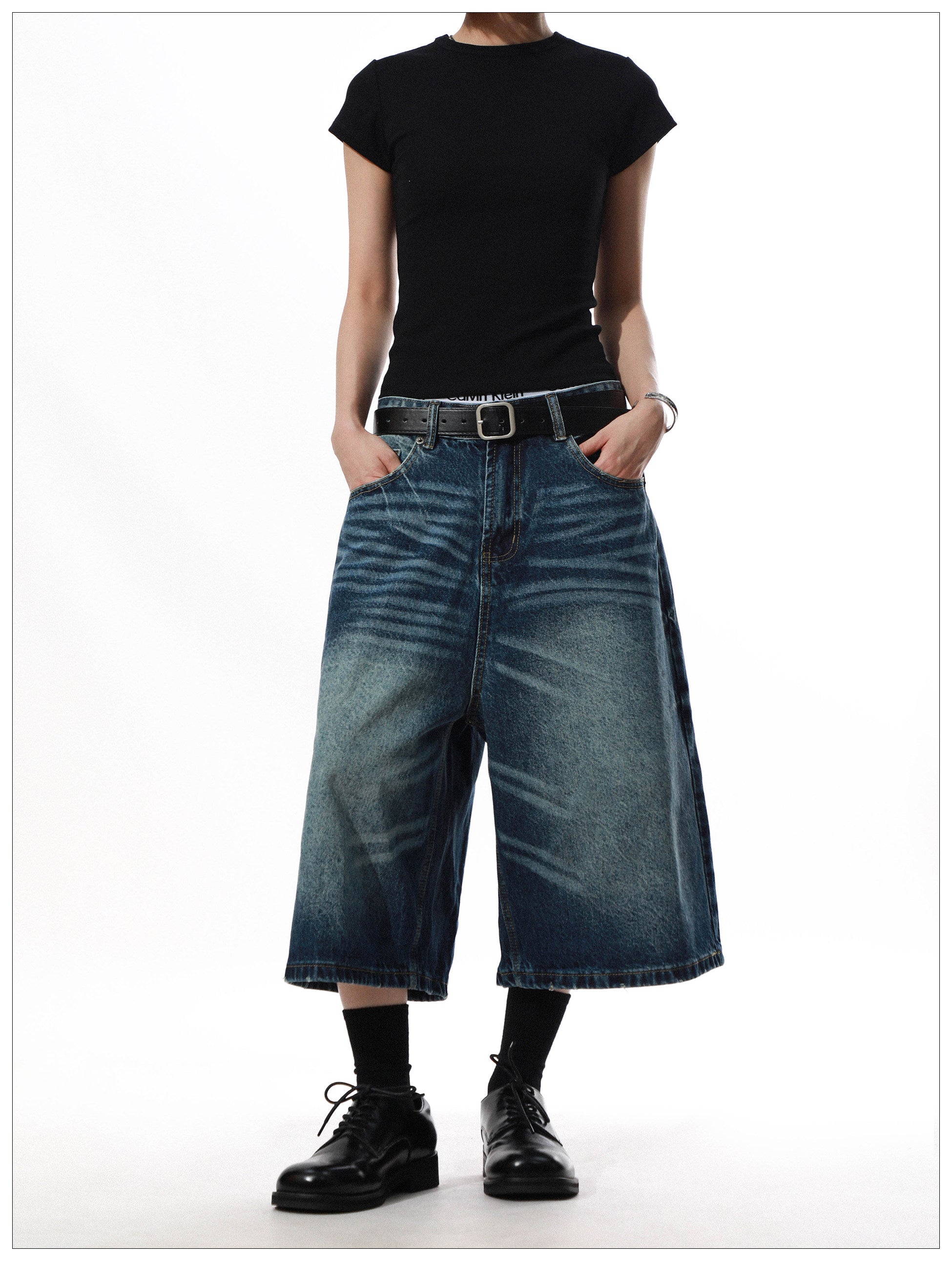 QS816B denim shorts