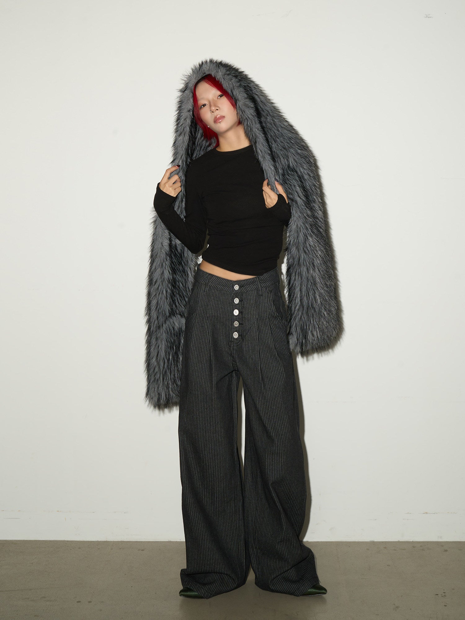 QS685B stripe pants