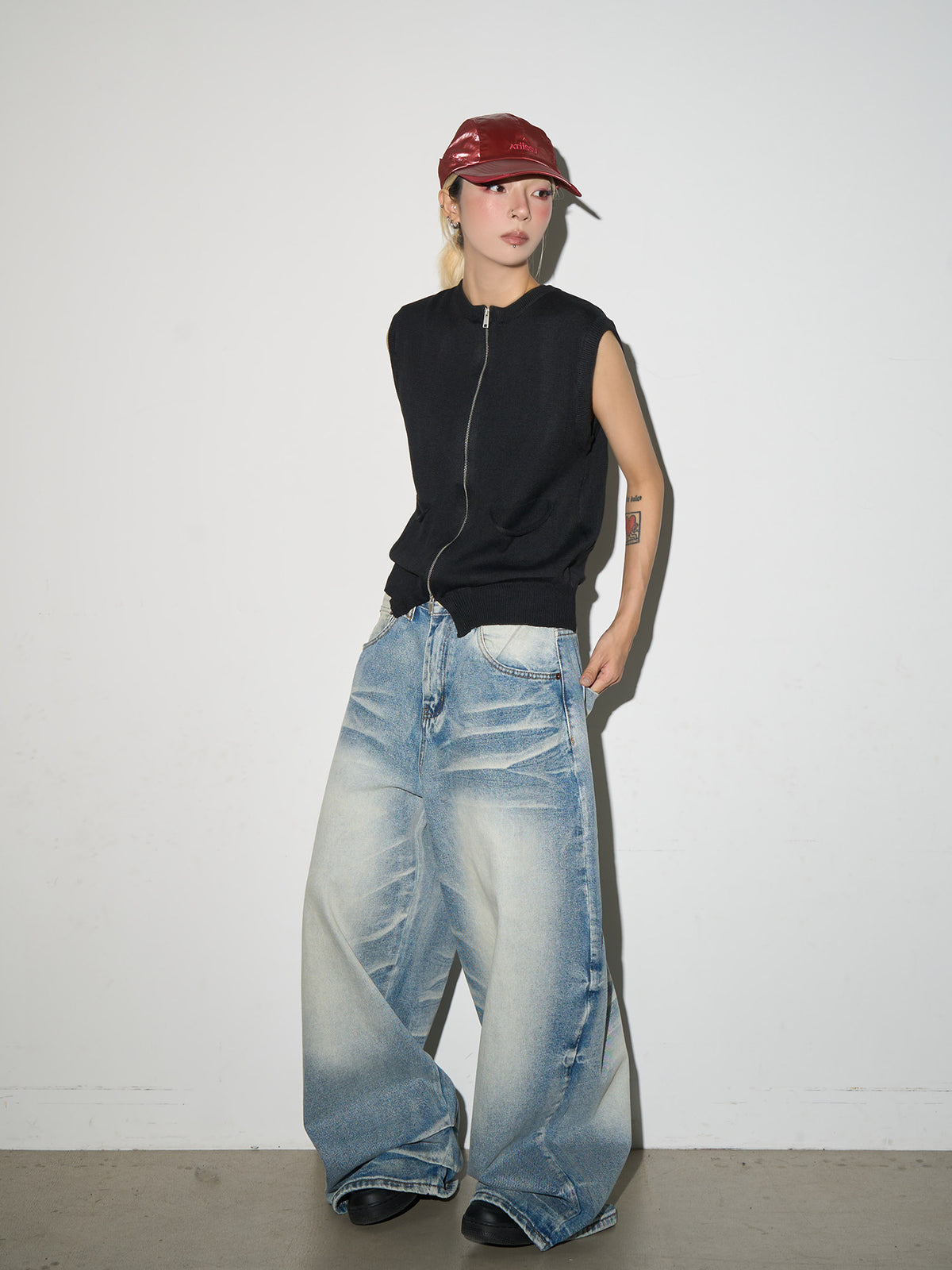 QS907B loose denim