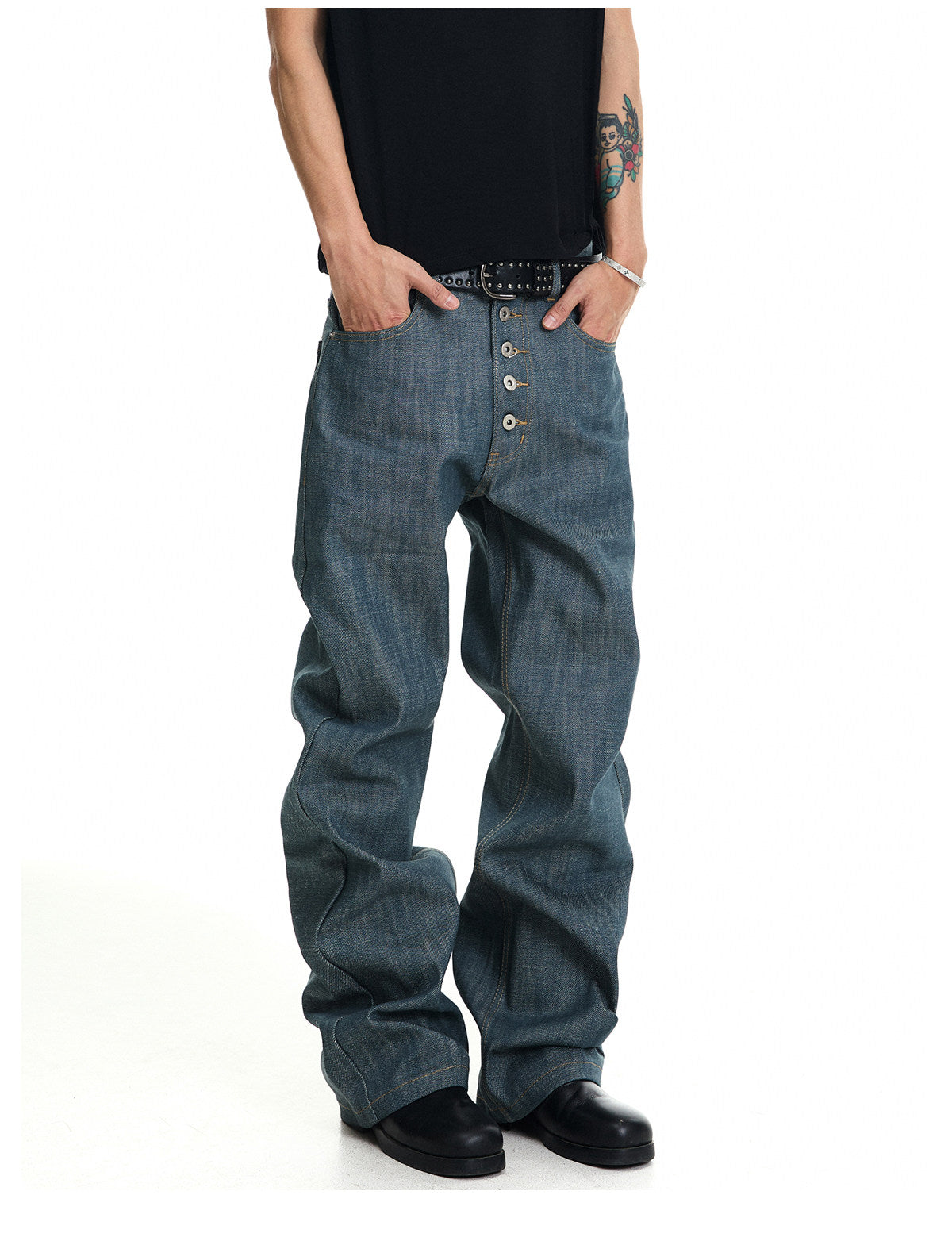 QS836B rigid denim