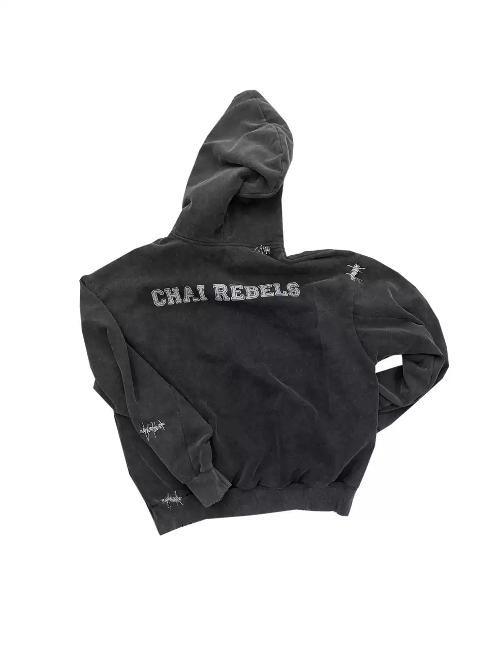 QS032B damage hoodie