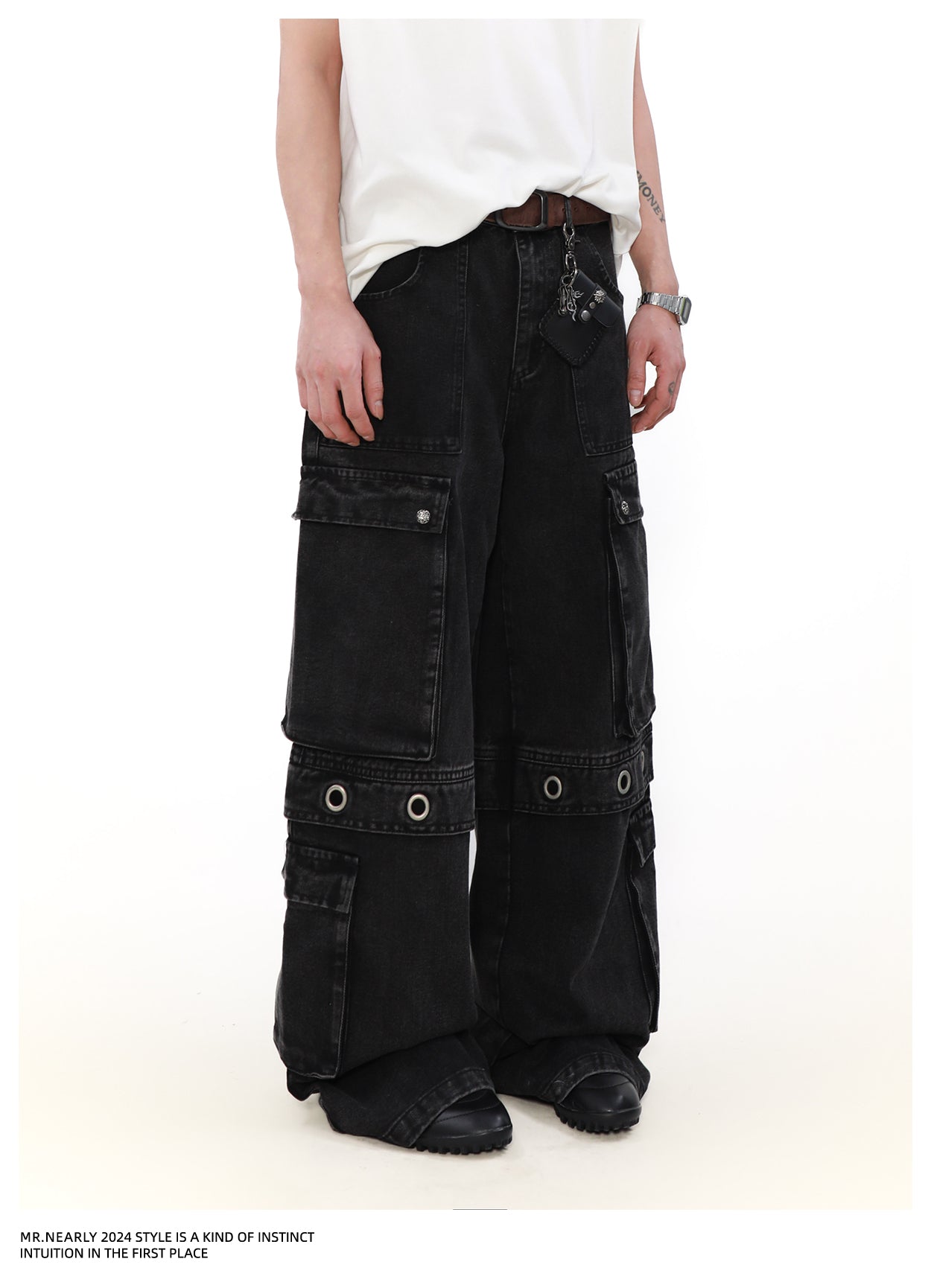 QS845A multi pocket pants