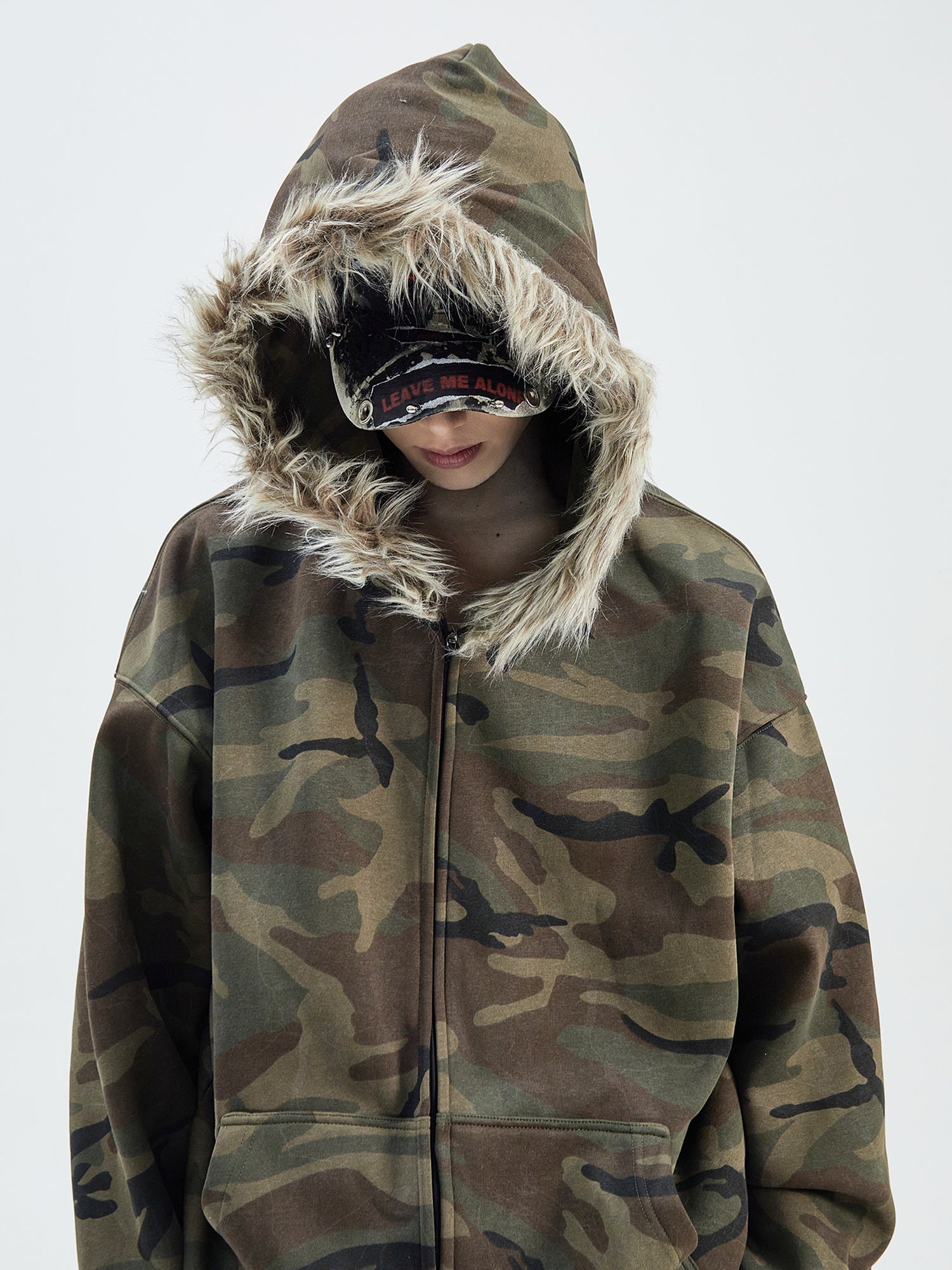 QS313B camouflage hoodie