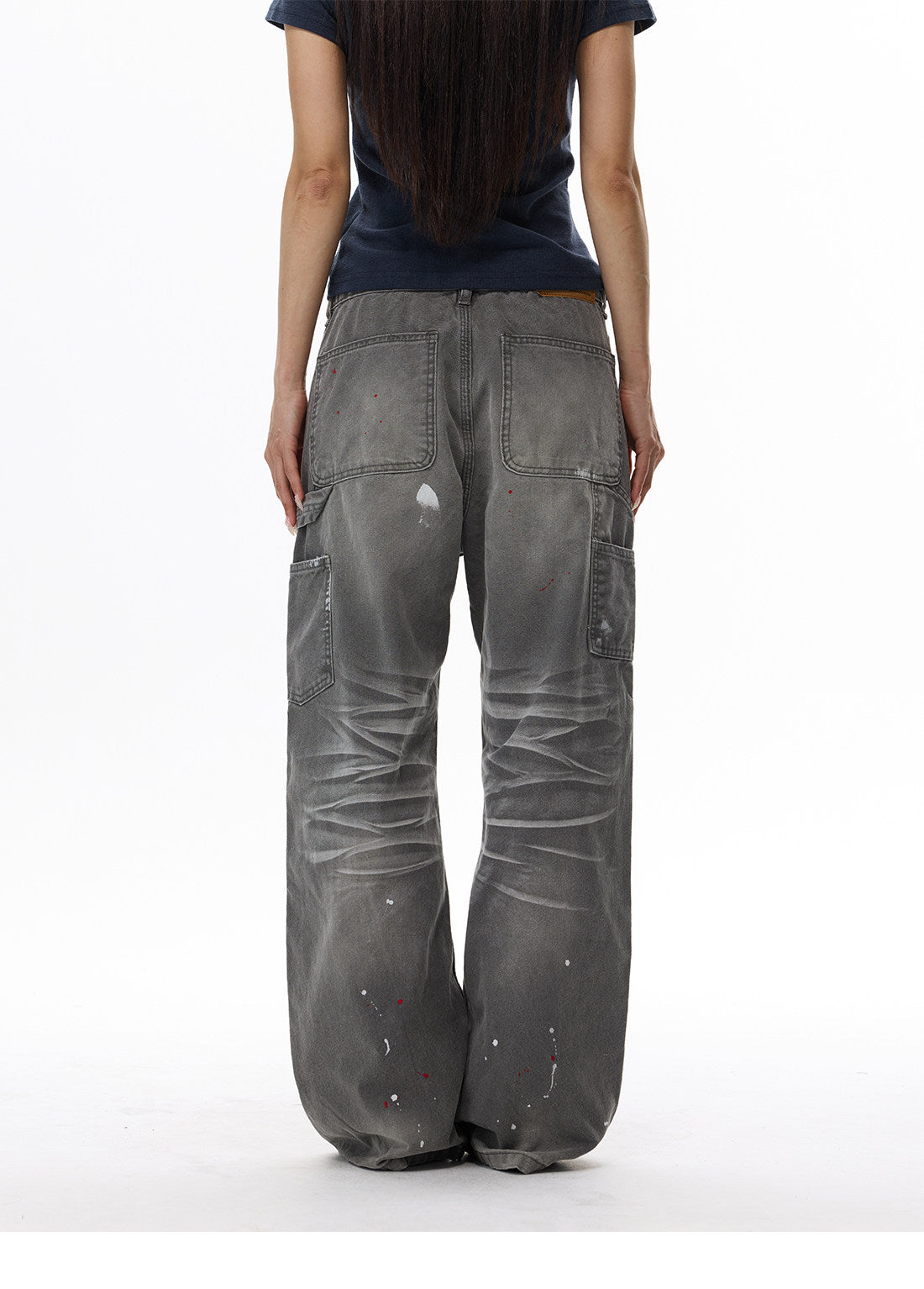 QS691B wash denim