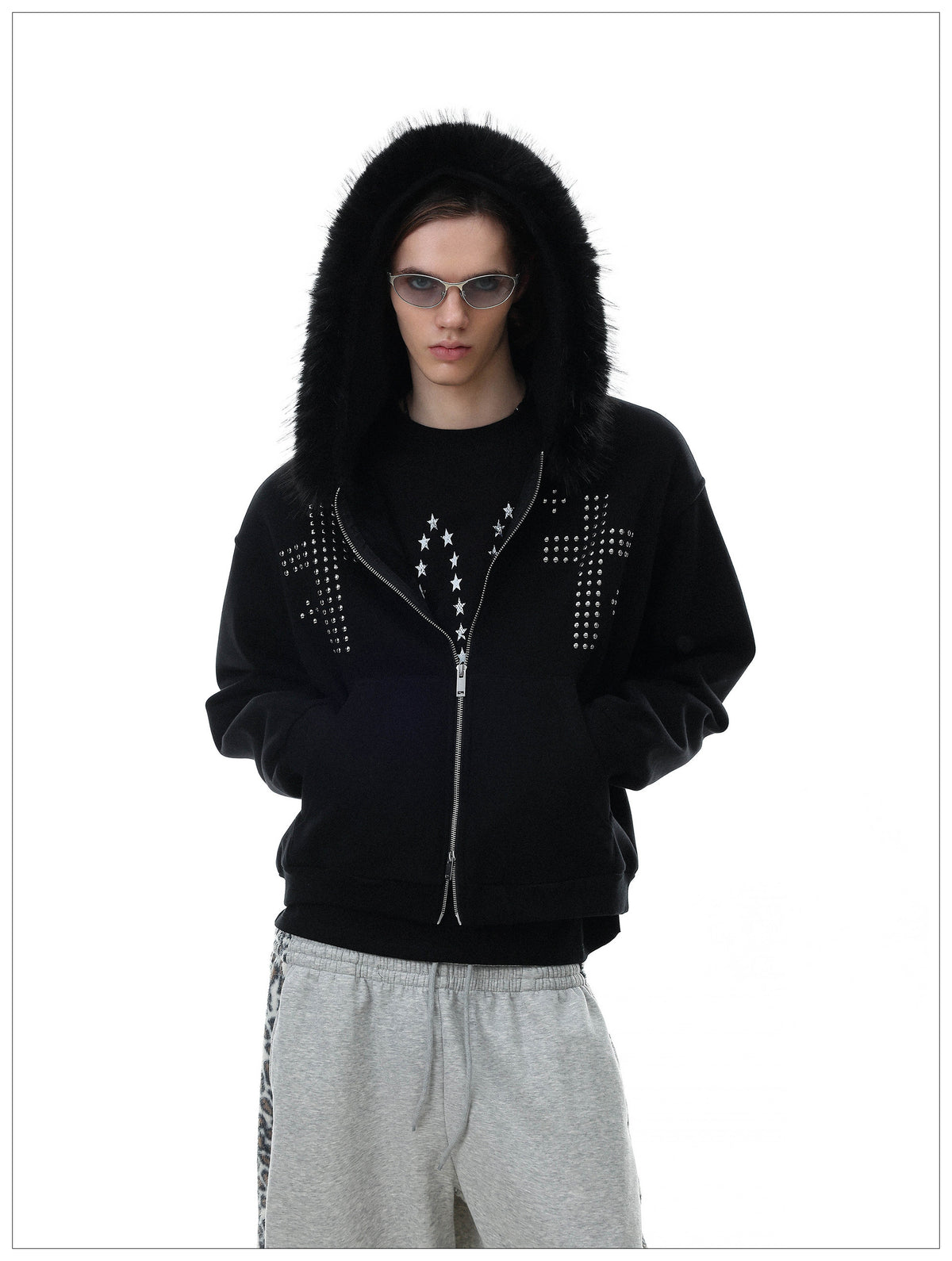 QS950B zip hoodie