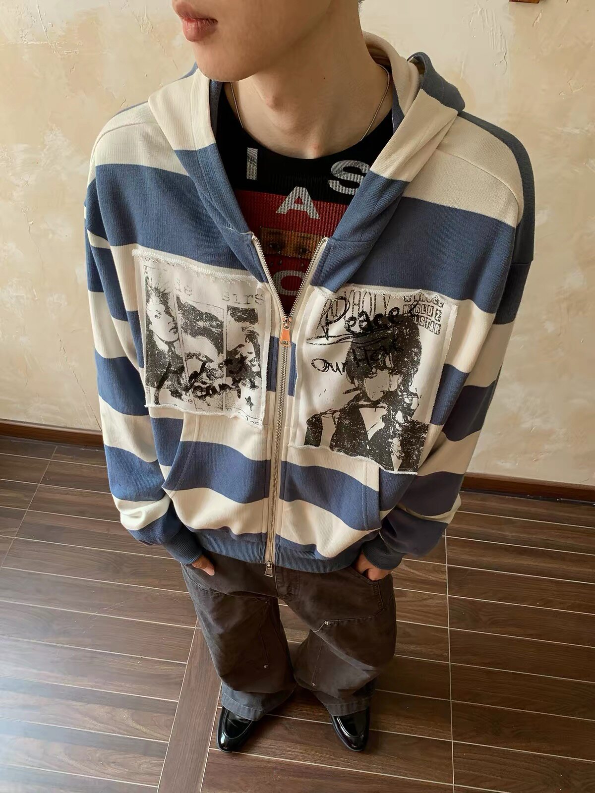 QS941B zip hoodie