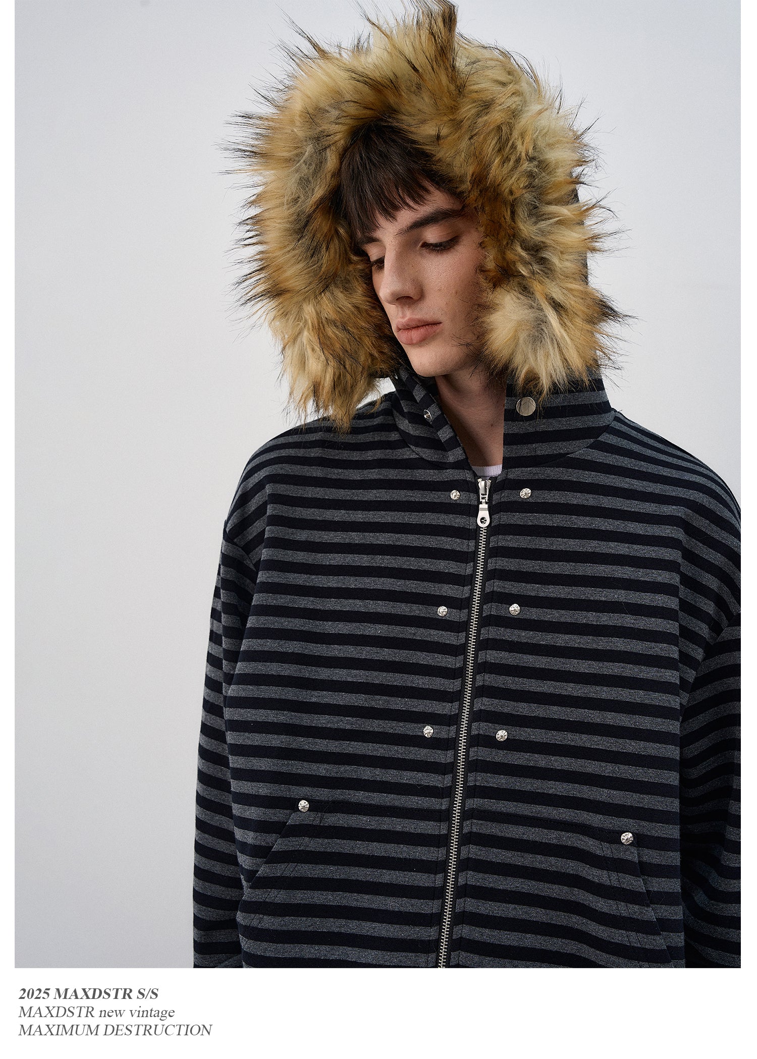 QS608B zip hoodie