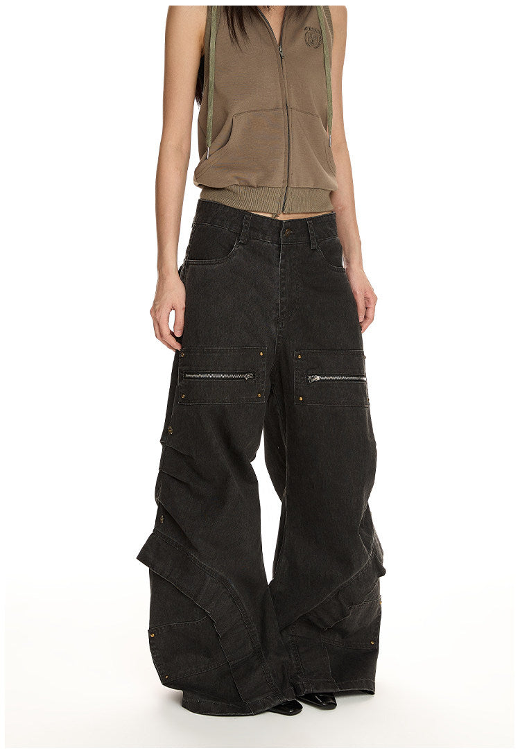 QS699B multi pocket pants