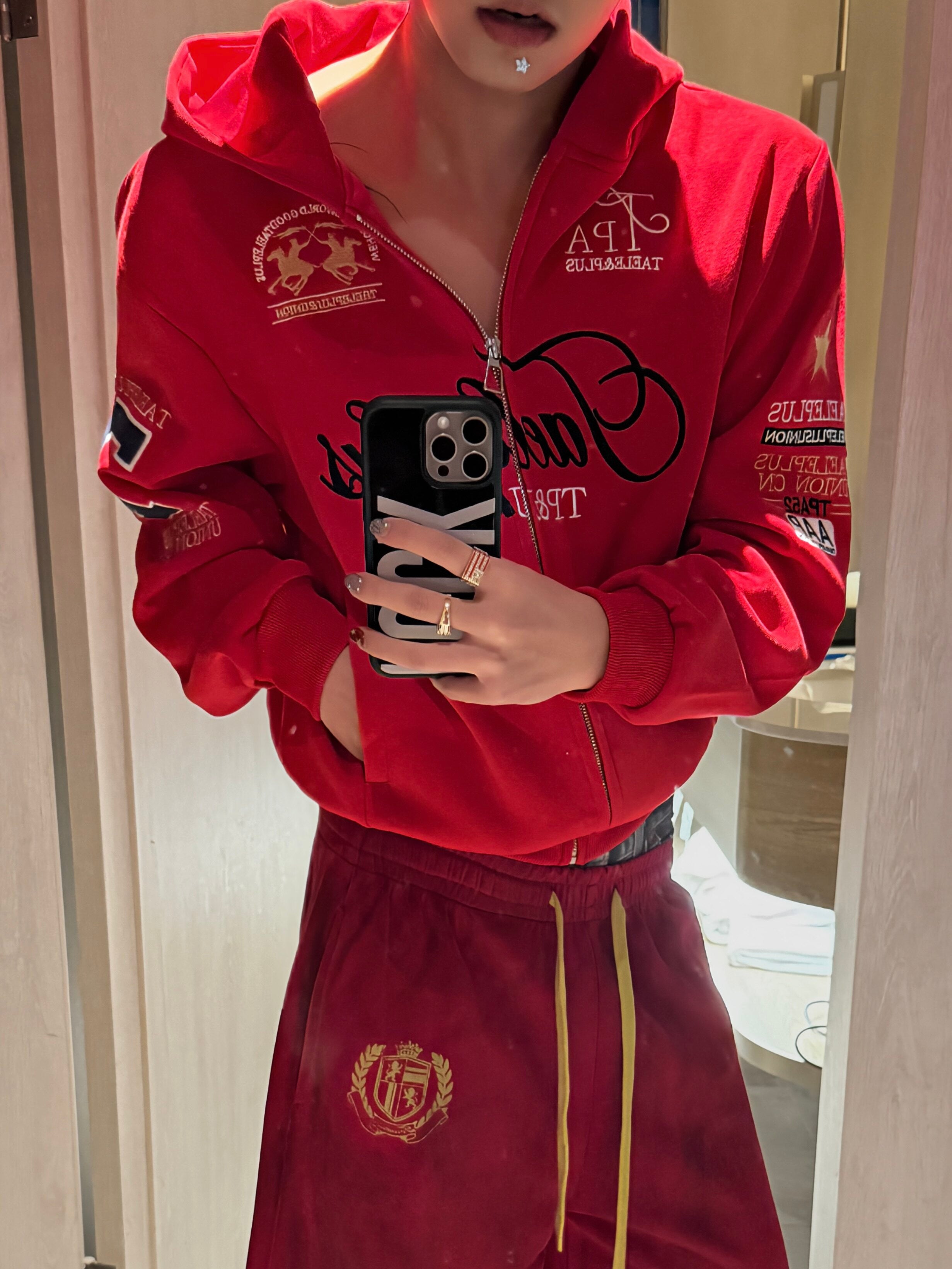QS902B zip hoodie