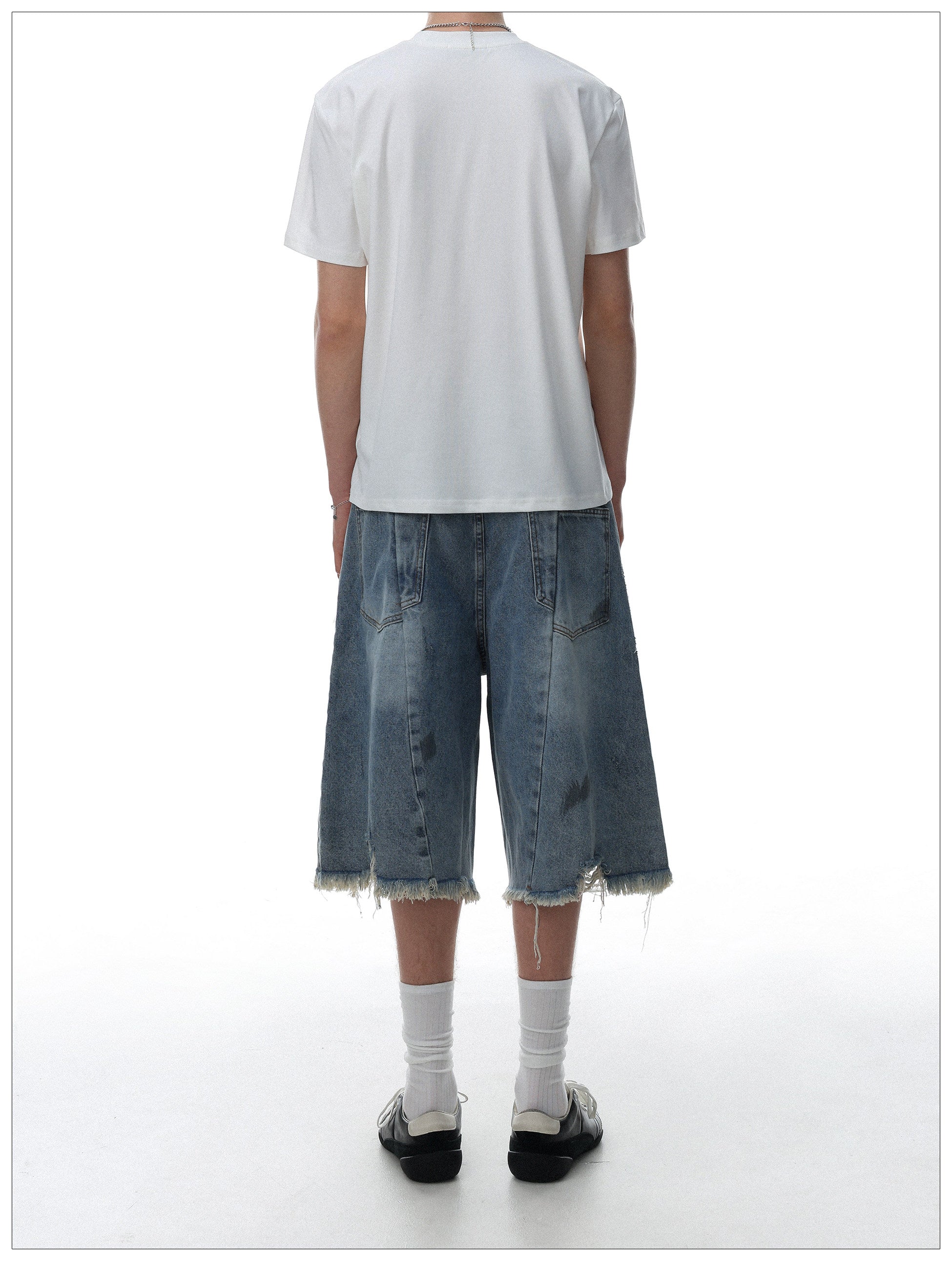 QS827B denim shorts