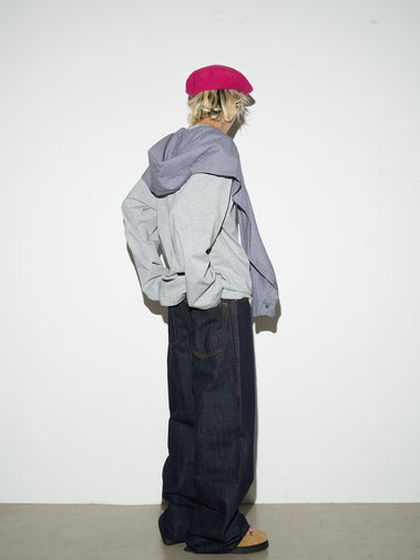 パンツ QS86(QS244B LOOSE DENIM) QS244B loose denim